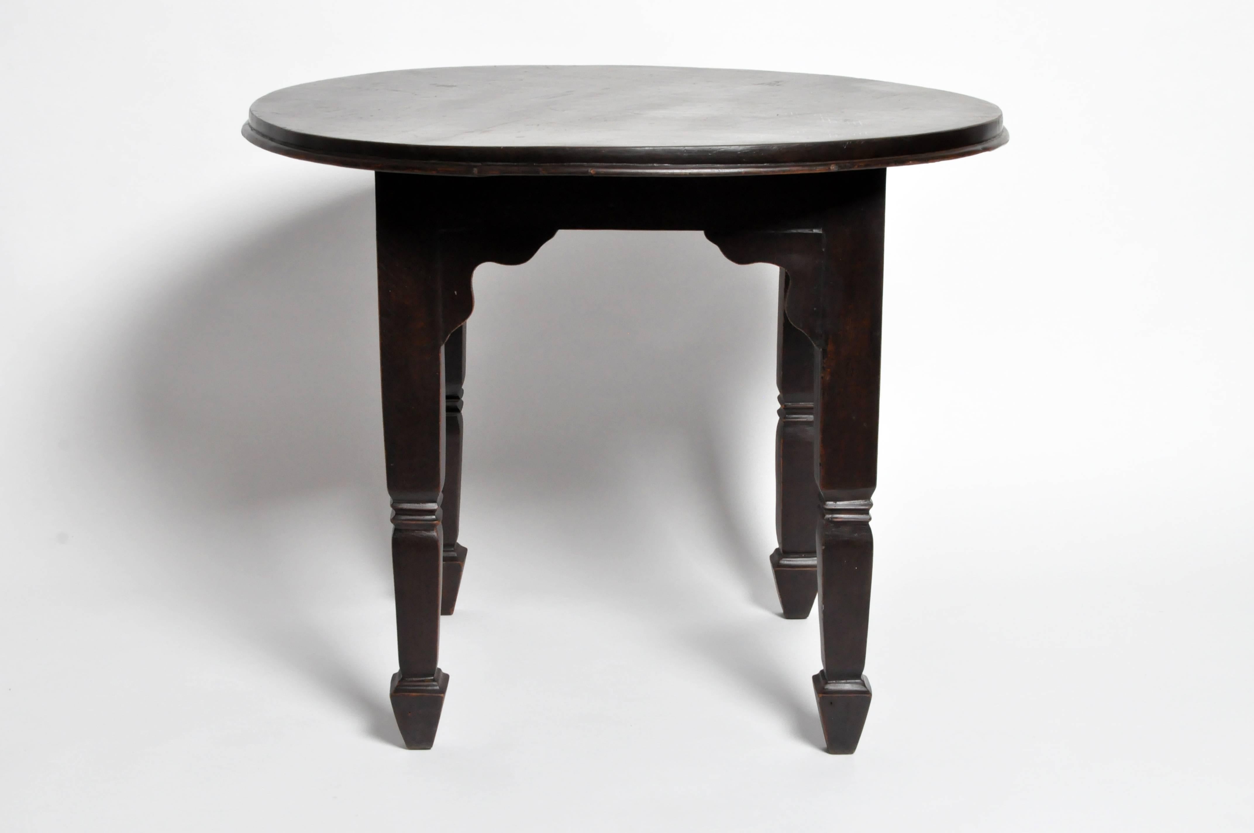 20th Century British Colonial Burmese Round Table