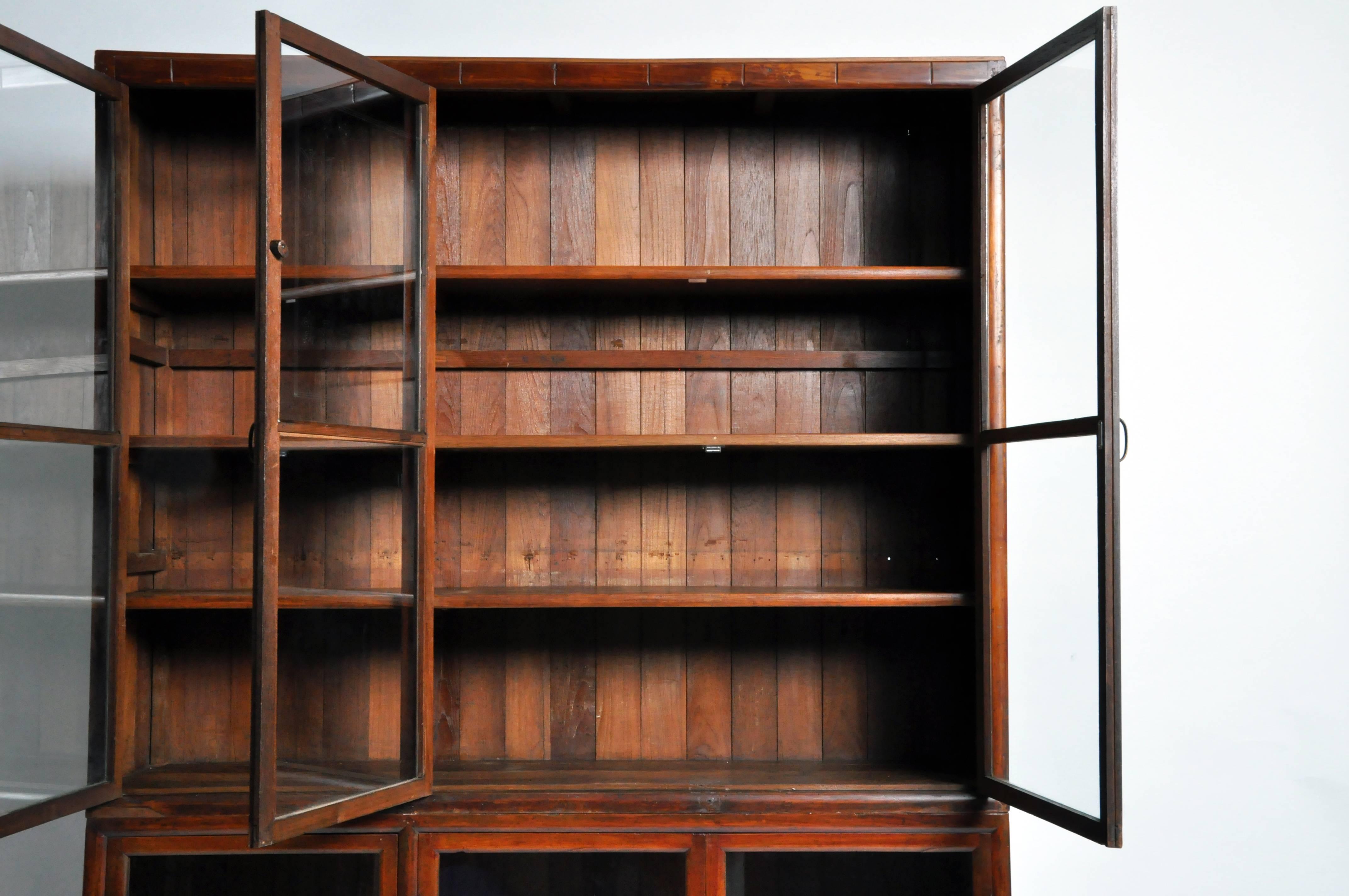 20th Century British Colonial Bookcase