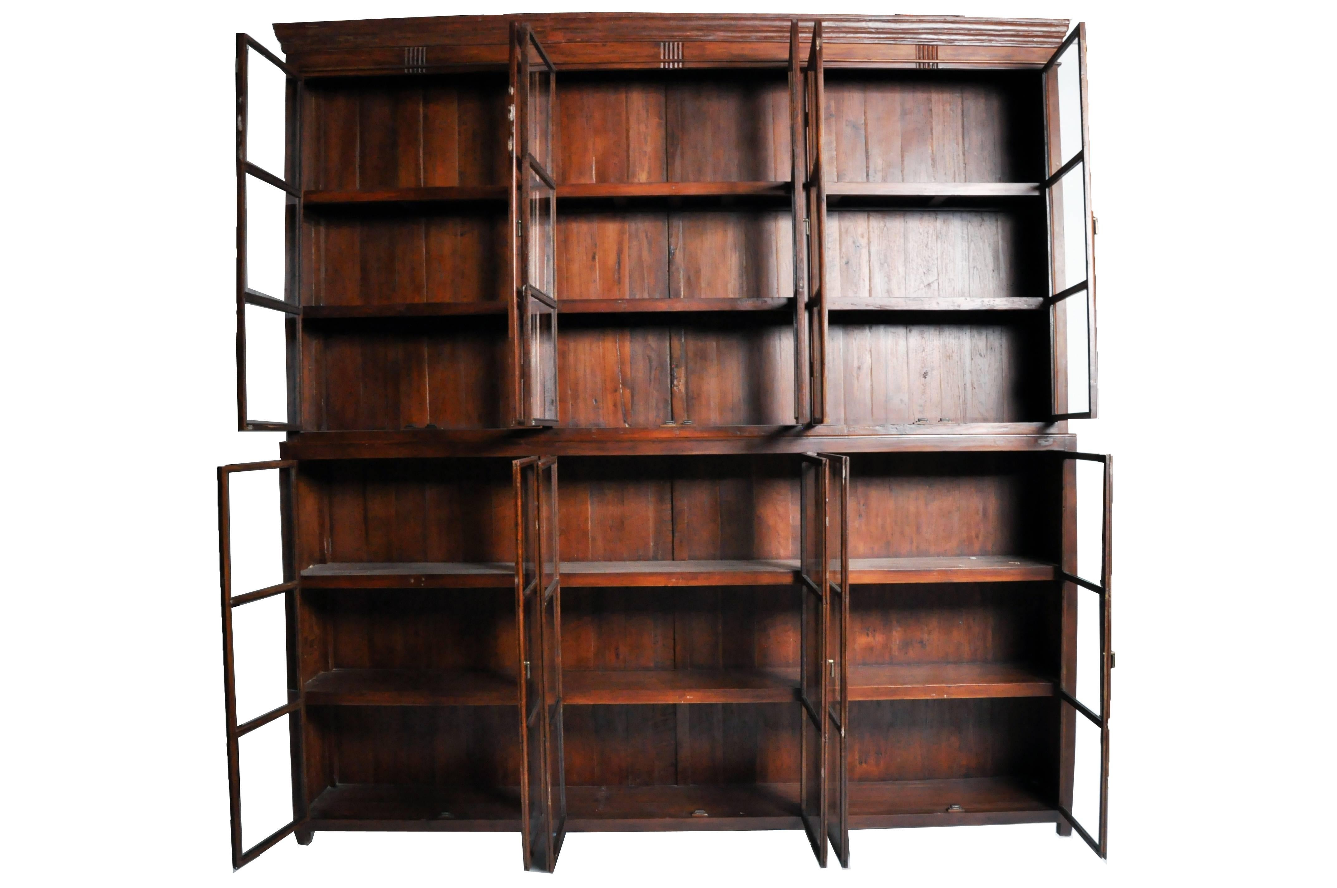 Impressive British Colonial Bookcase 1