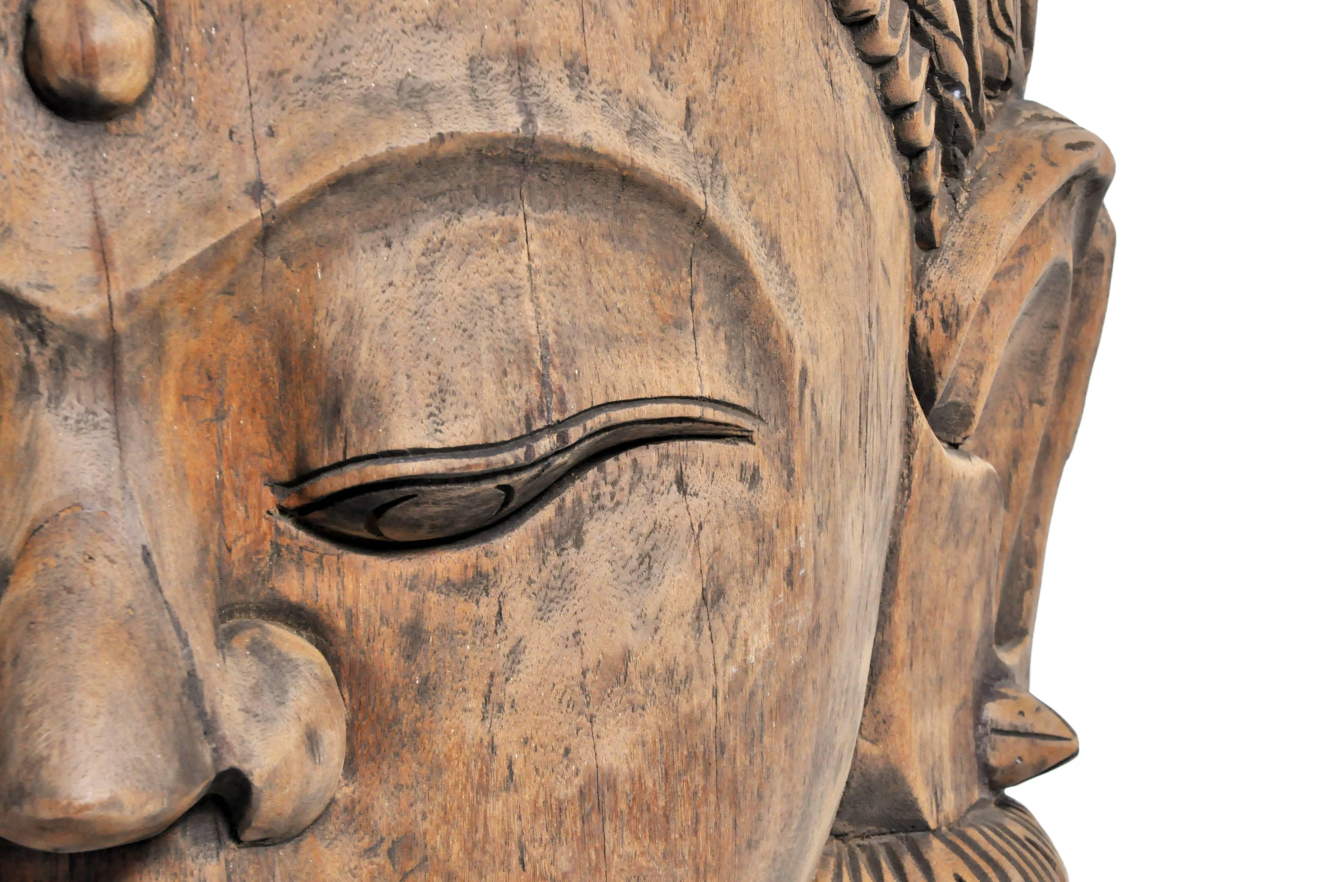 Southeast Asian Carving of a Goddess 2