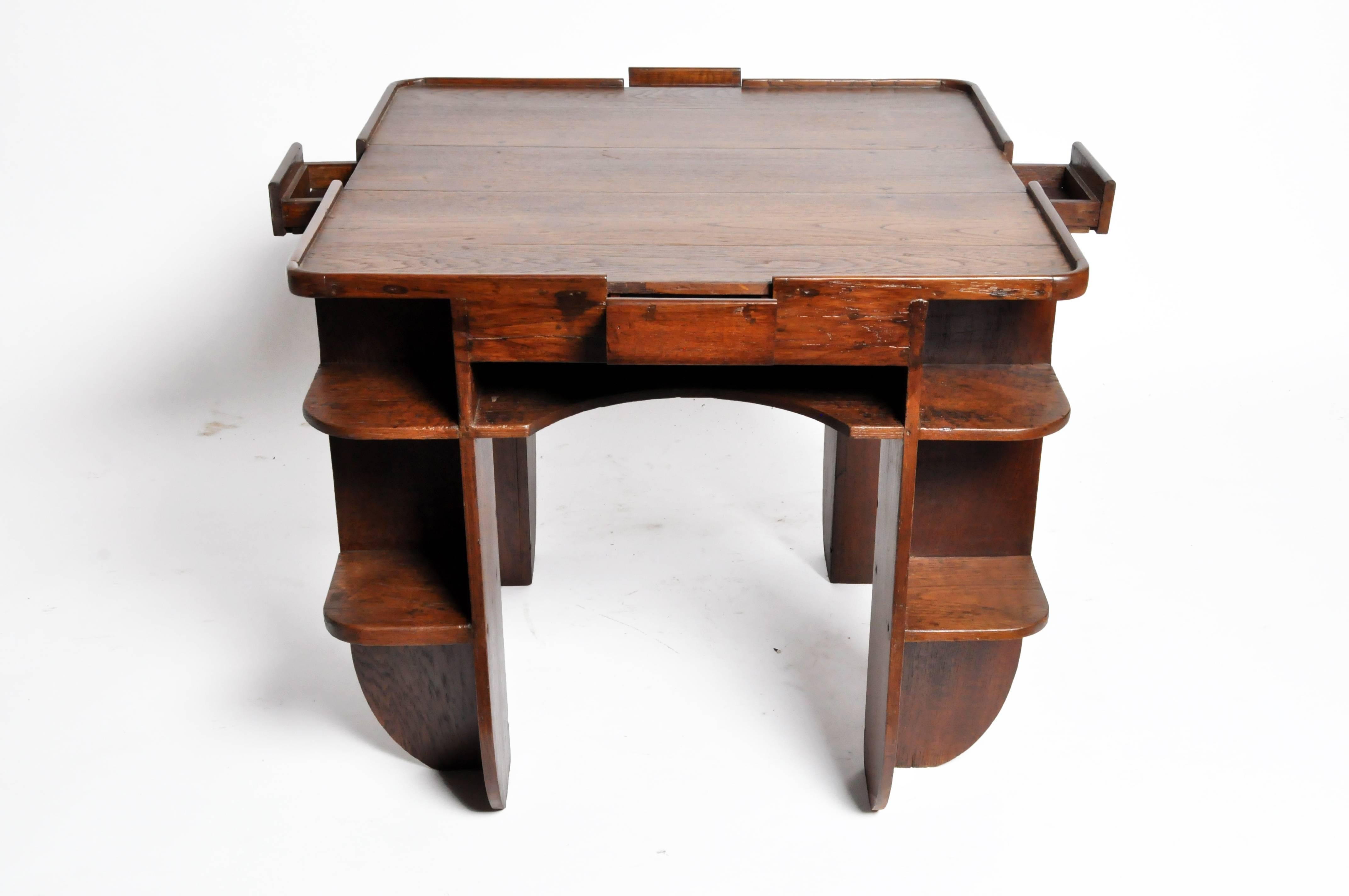 20th Century British Colonial Game Table