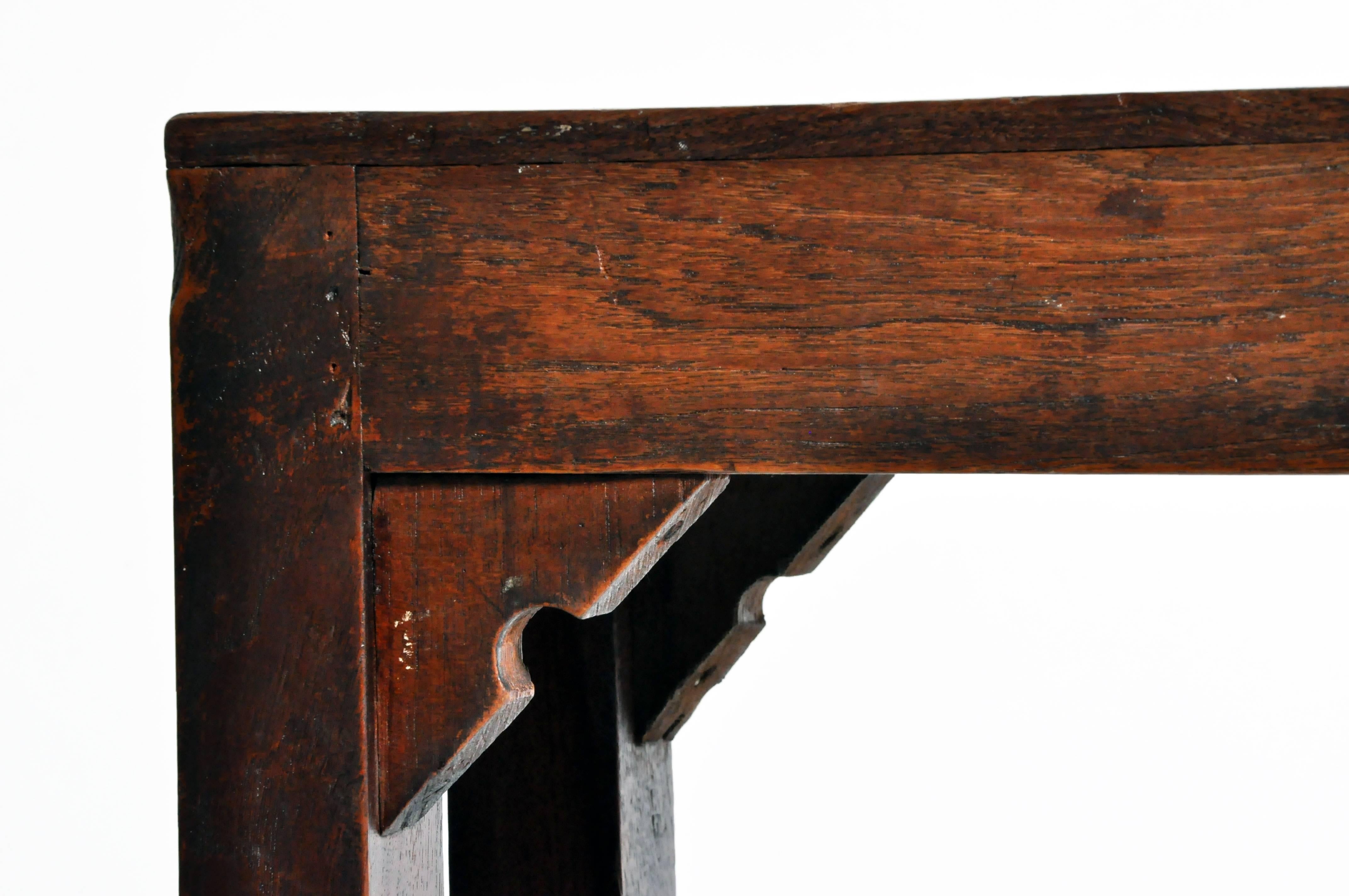 20th Century British Colonial Altar Table with Original Patina