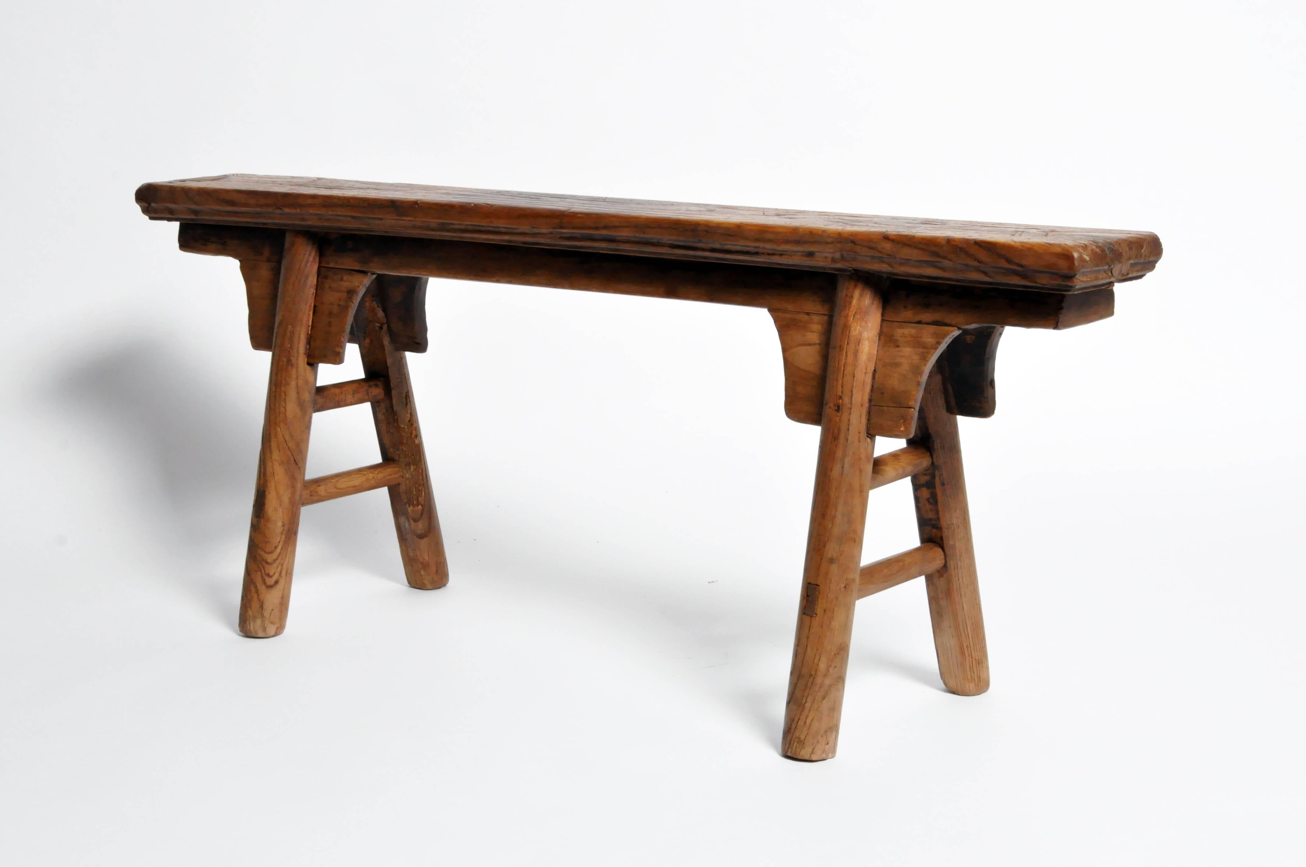 18th Century and Earlier Qing Dynasty Chinese Bench