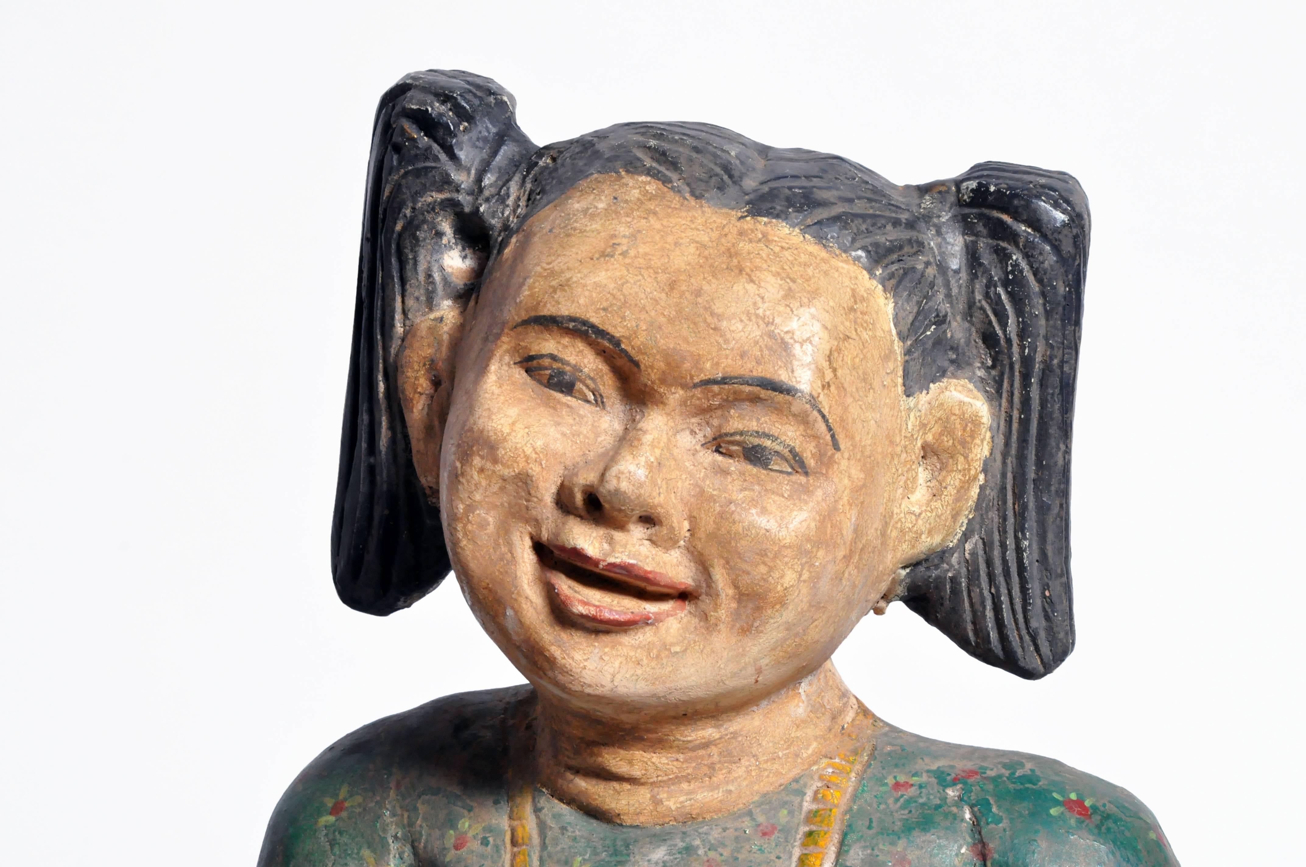 Carved Sculptures of Burmese Dancers 2