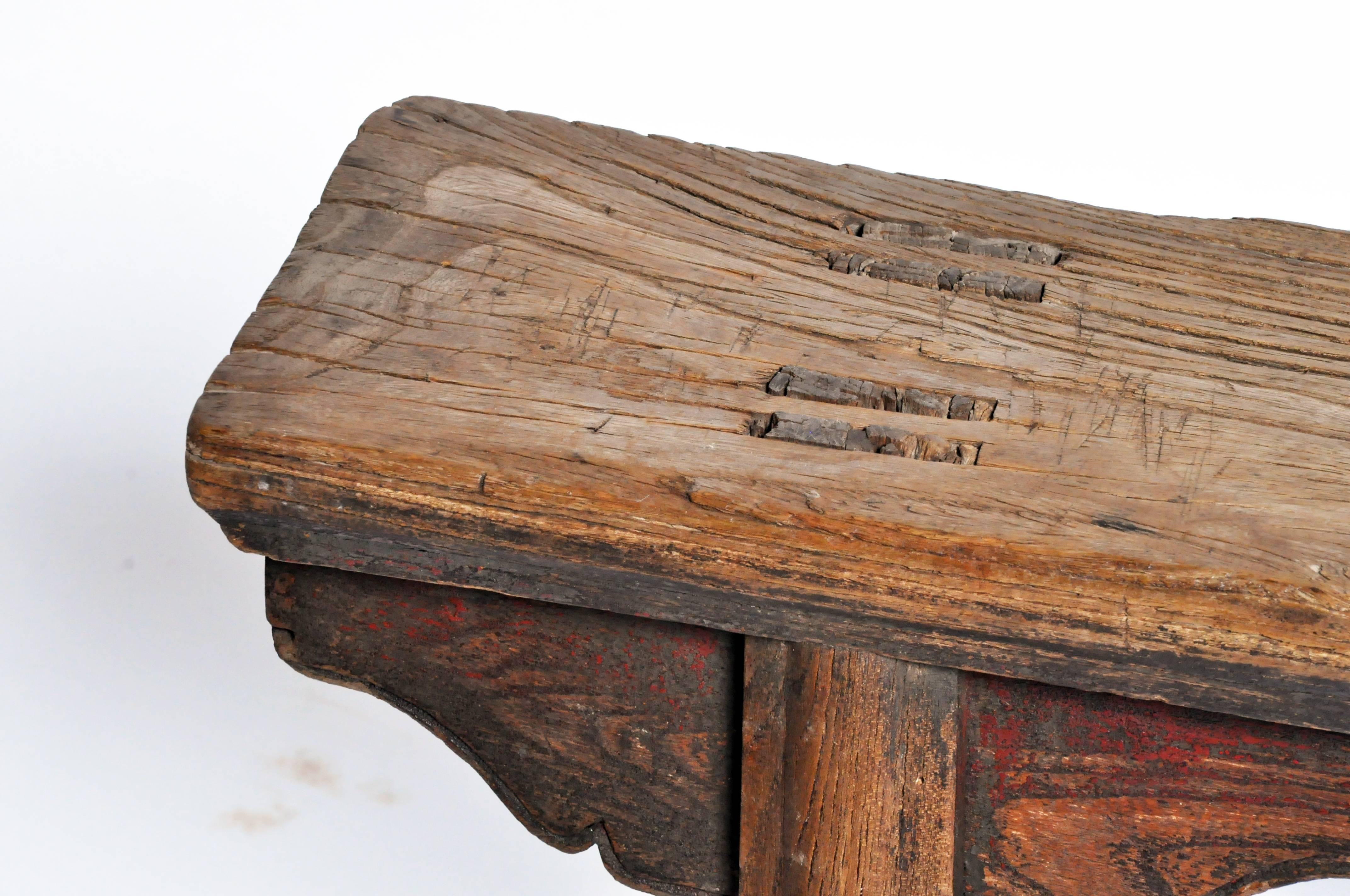 19th Century Qing Dynasty Chinese Bench