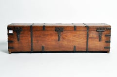 Vintage Rifle Box with Metal Trim