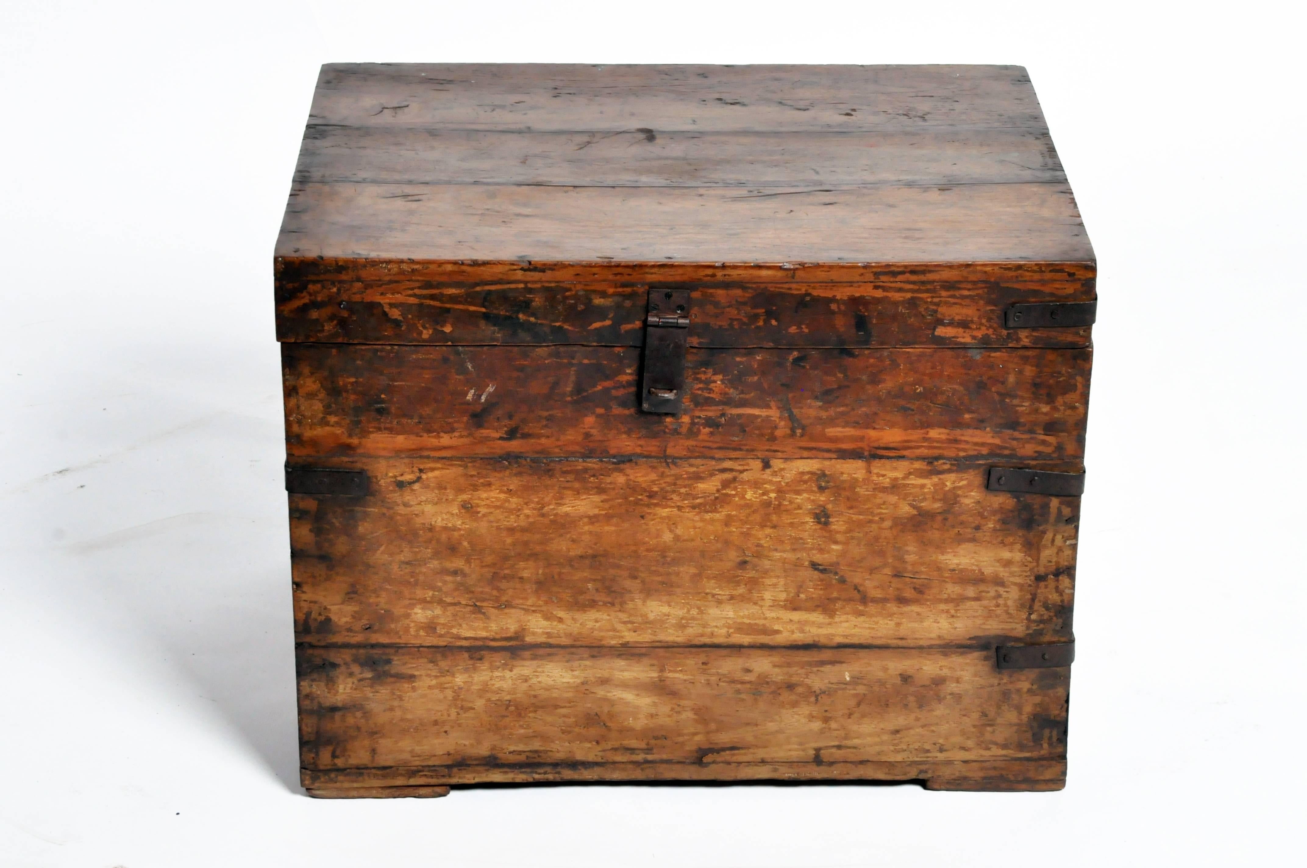 wooden box storage