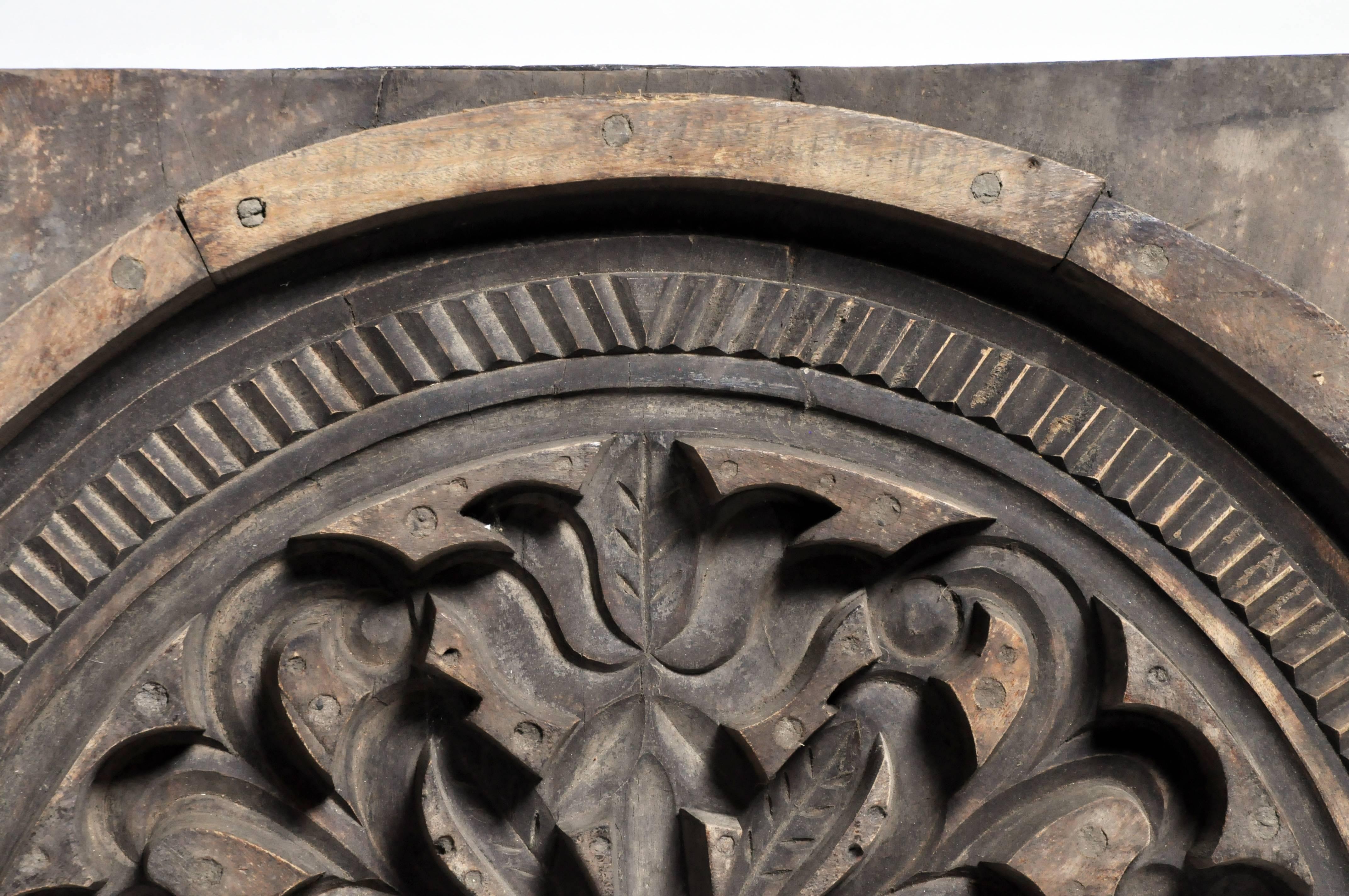 Wooden Cement Mold In Good Condition In Chicago, IL