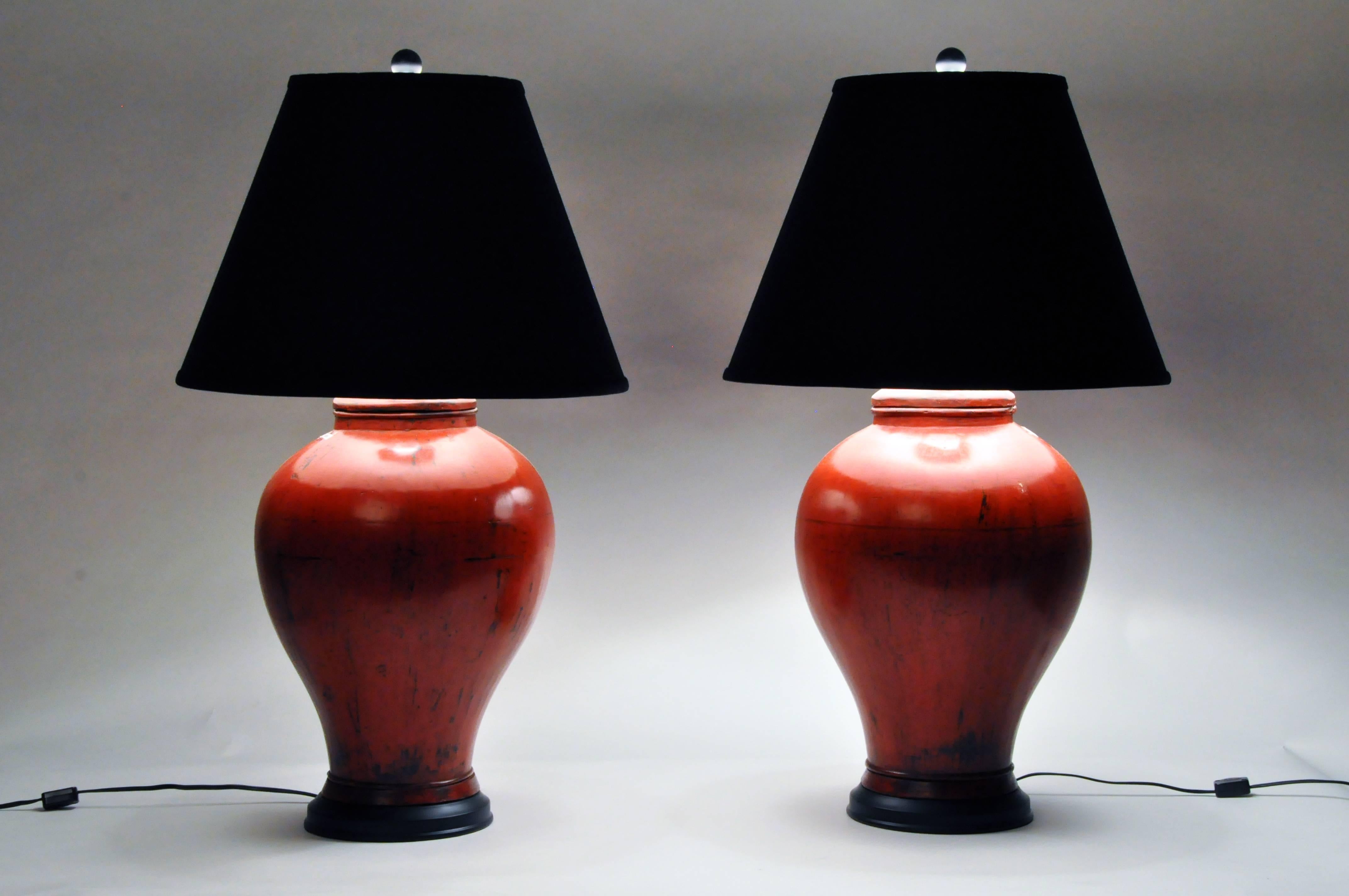 chinese red lamps