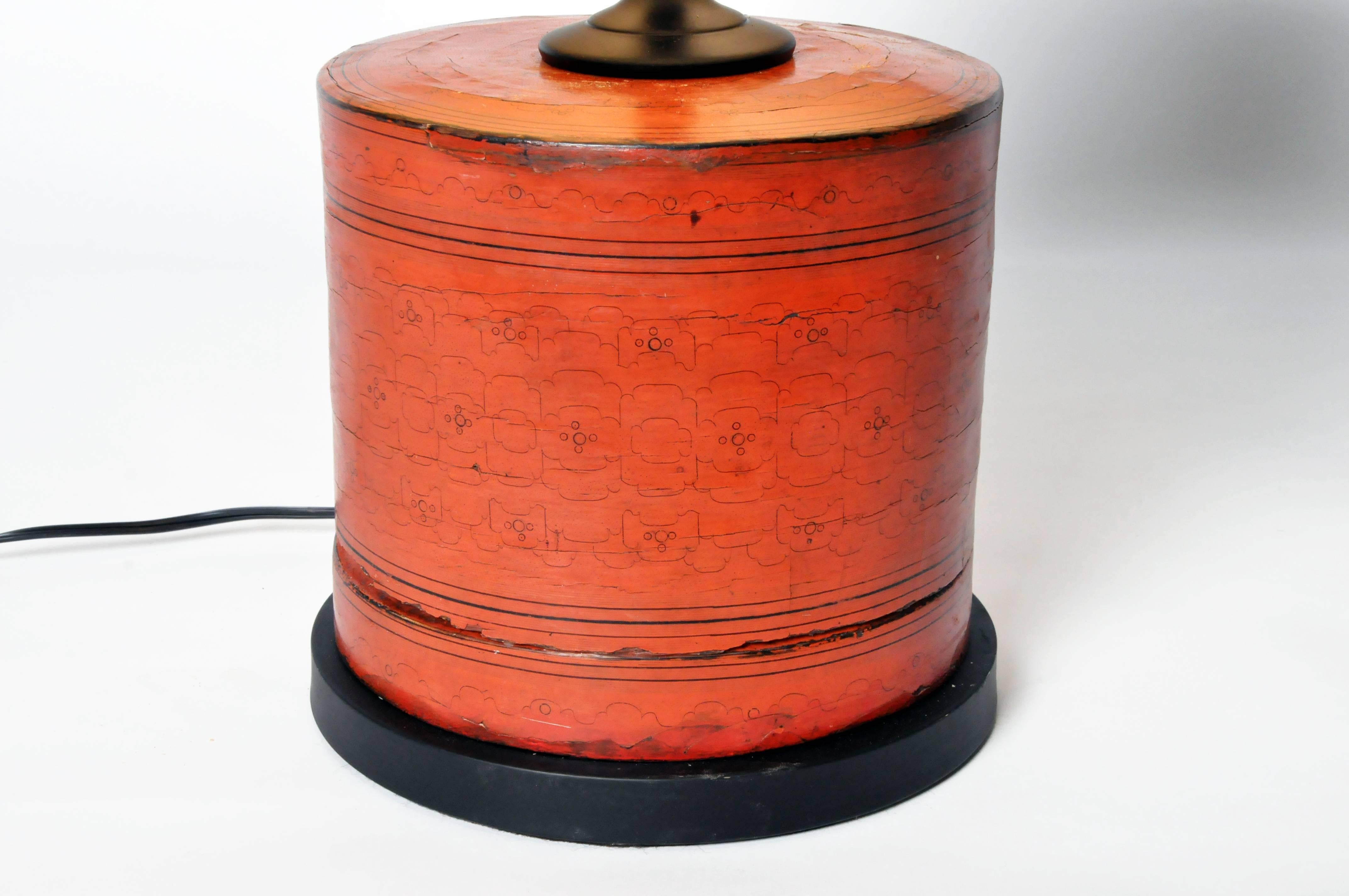 20th Century Betel Nut Box Lamp