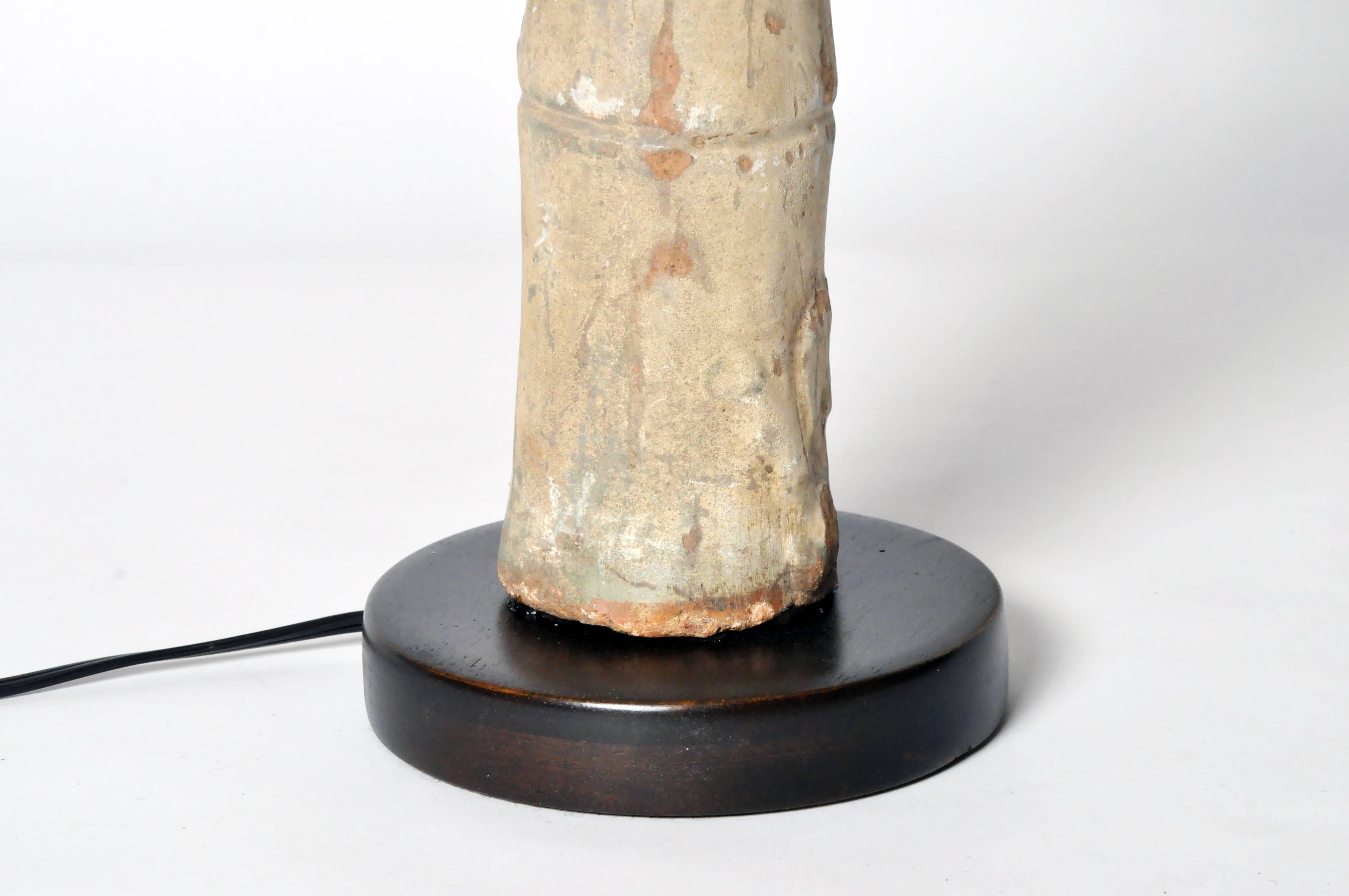 Ceramic Bamboo Trunk Lamp 4