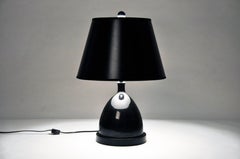Black Ceramic Vase Lamp
