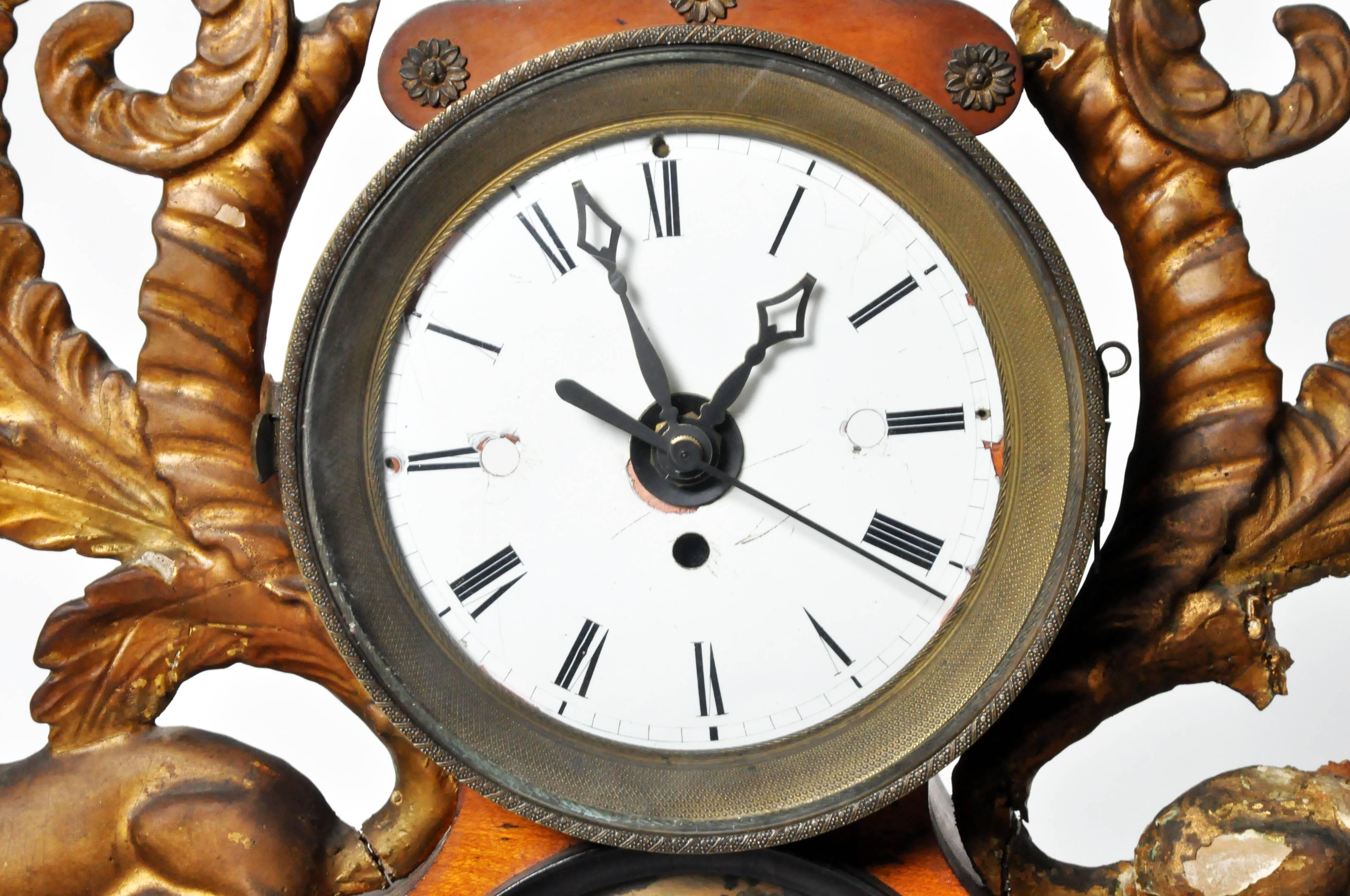 Austrian Alabaster Mantel Clock 2