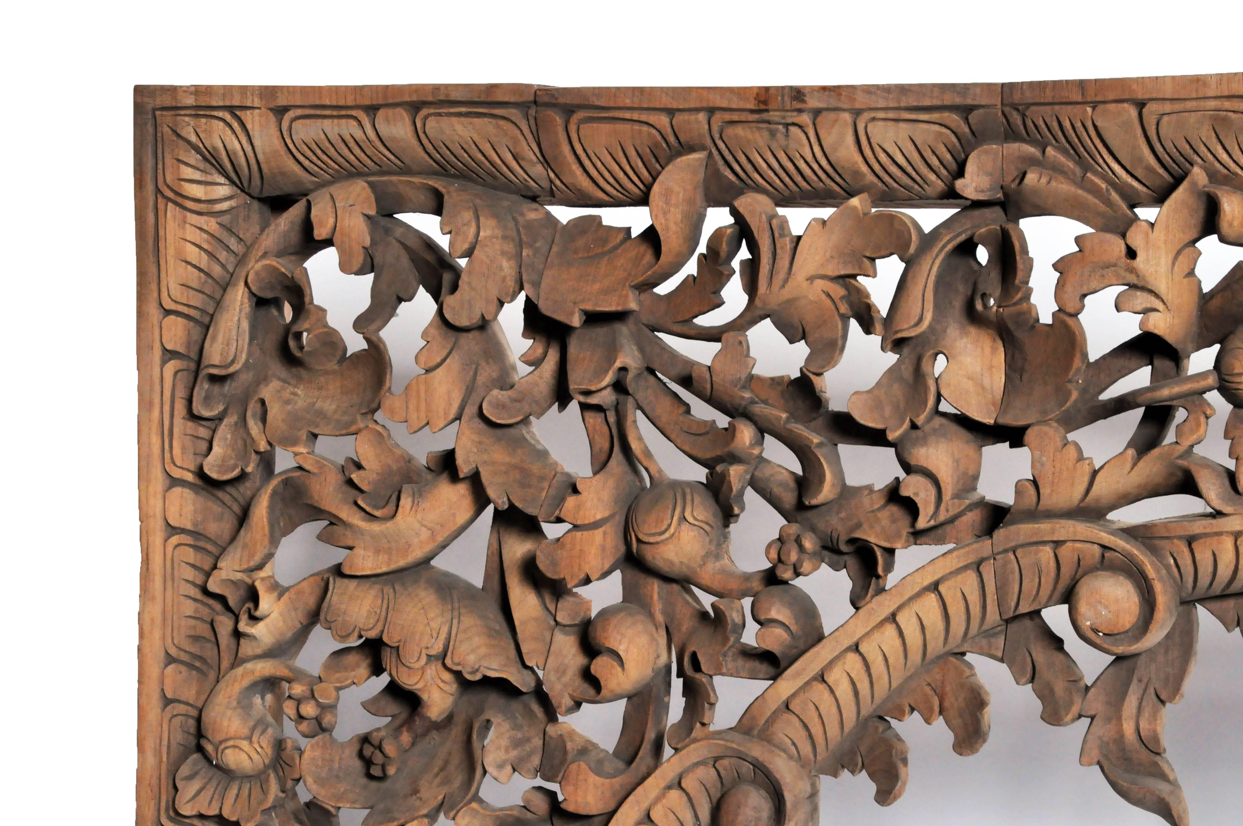 Contemporary Burmese Hand Carved Arch