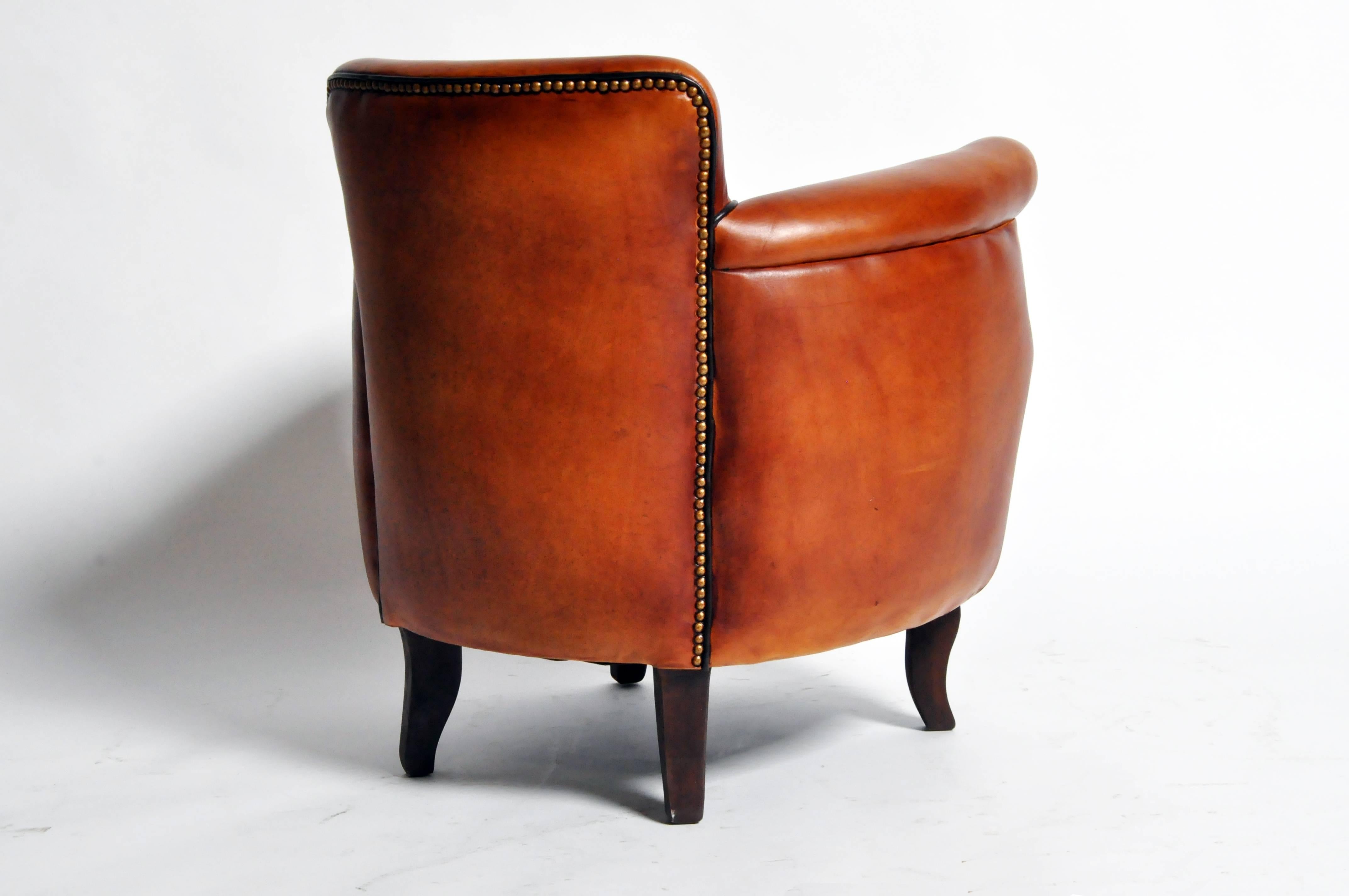 parisian leather chair