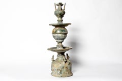 Han Dynasty Pottery Replica of an Oil Lamp