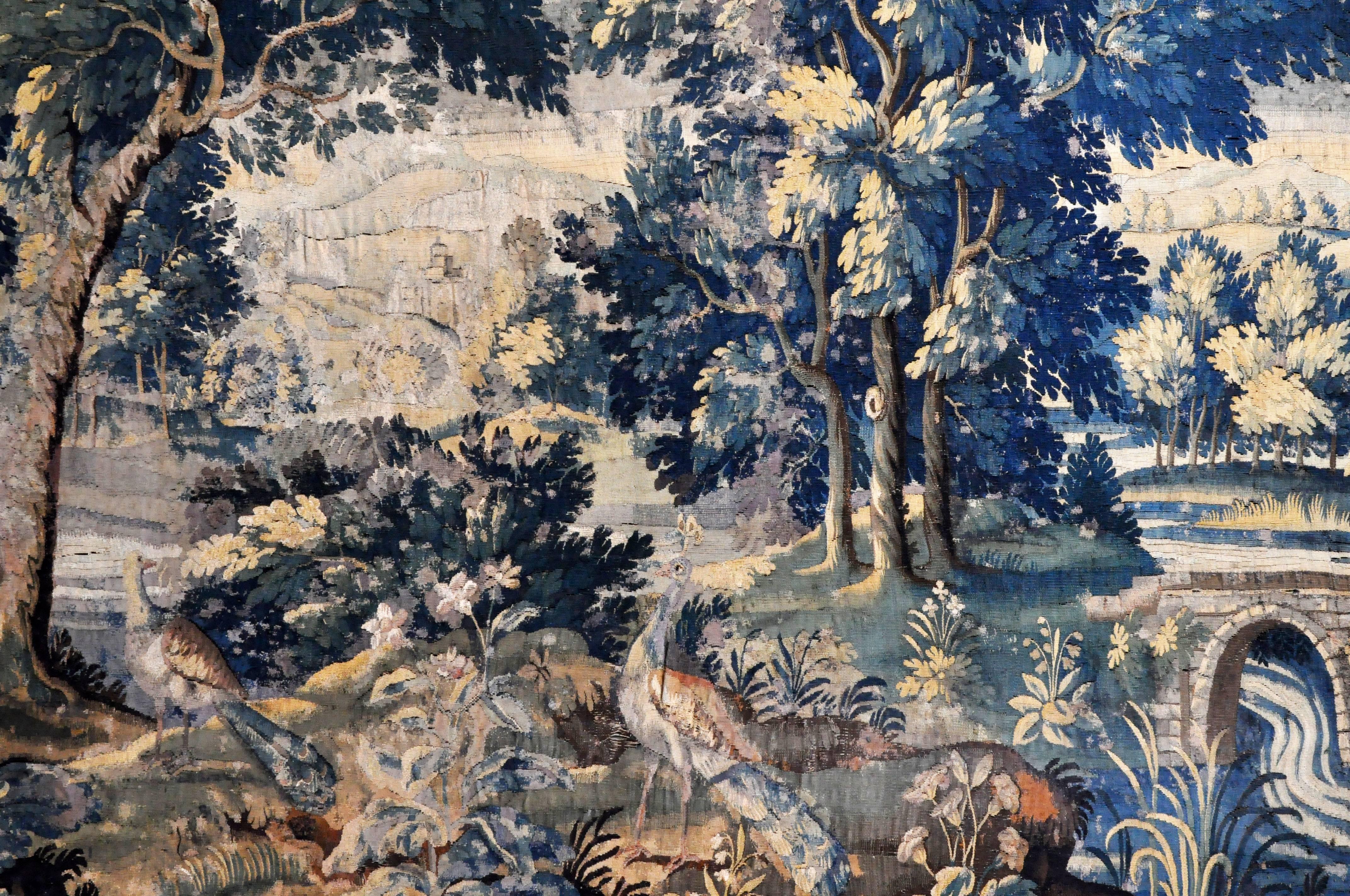 18th Century Flemish Verdure Tapestry 1