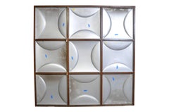 Set of Nine Aluminum Wall Panels
