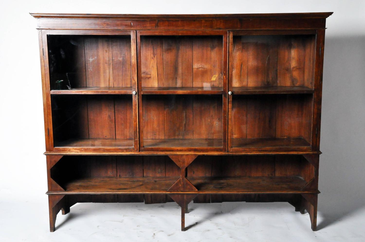 British Colonial Bookcase at 1stdibs