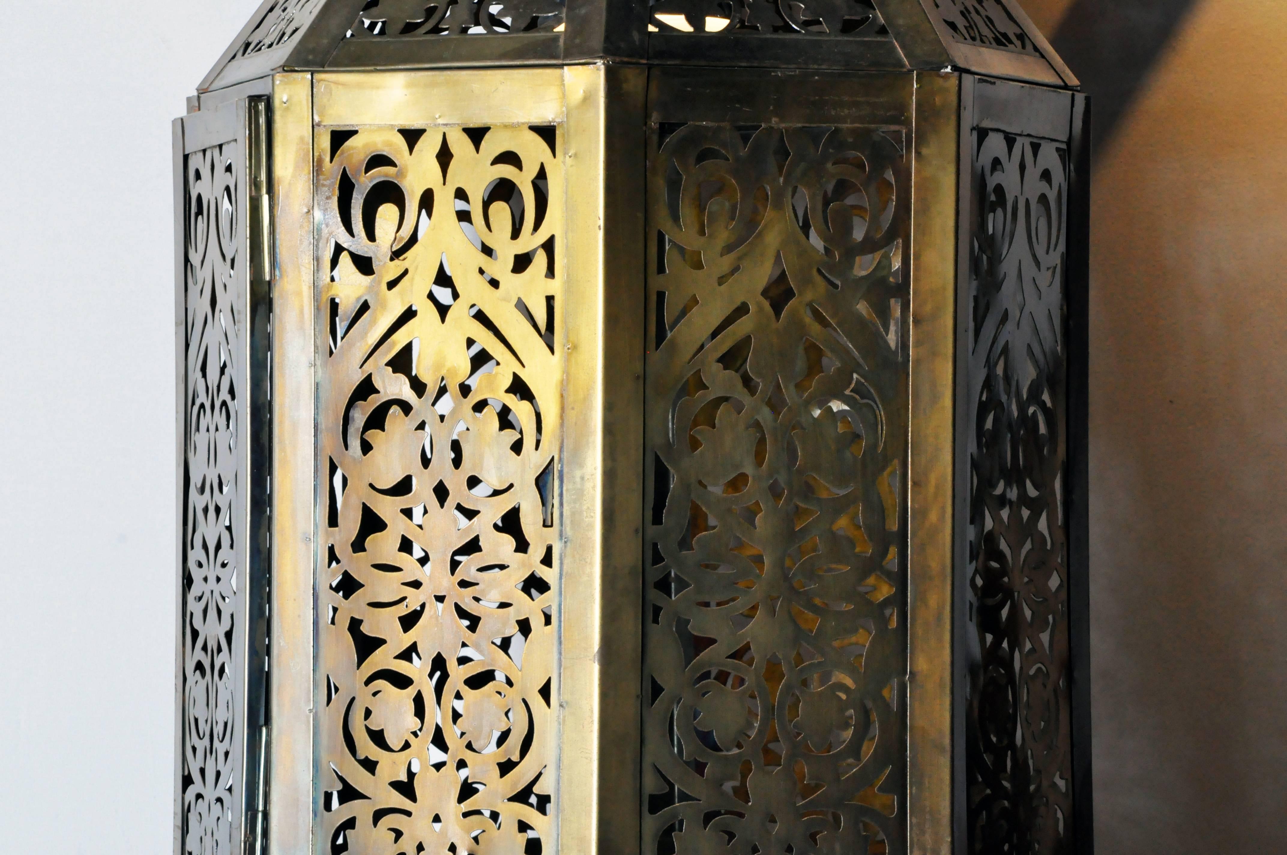 Indian Oversized Moroccan Style Hanging Lantern