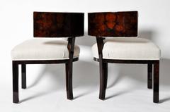 Pair of Klismos Style Side Chairs