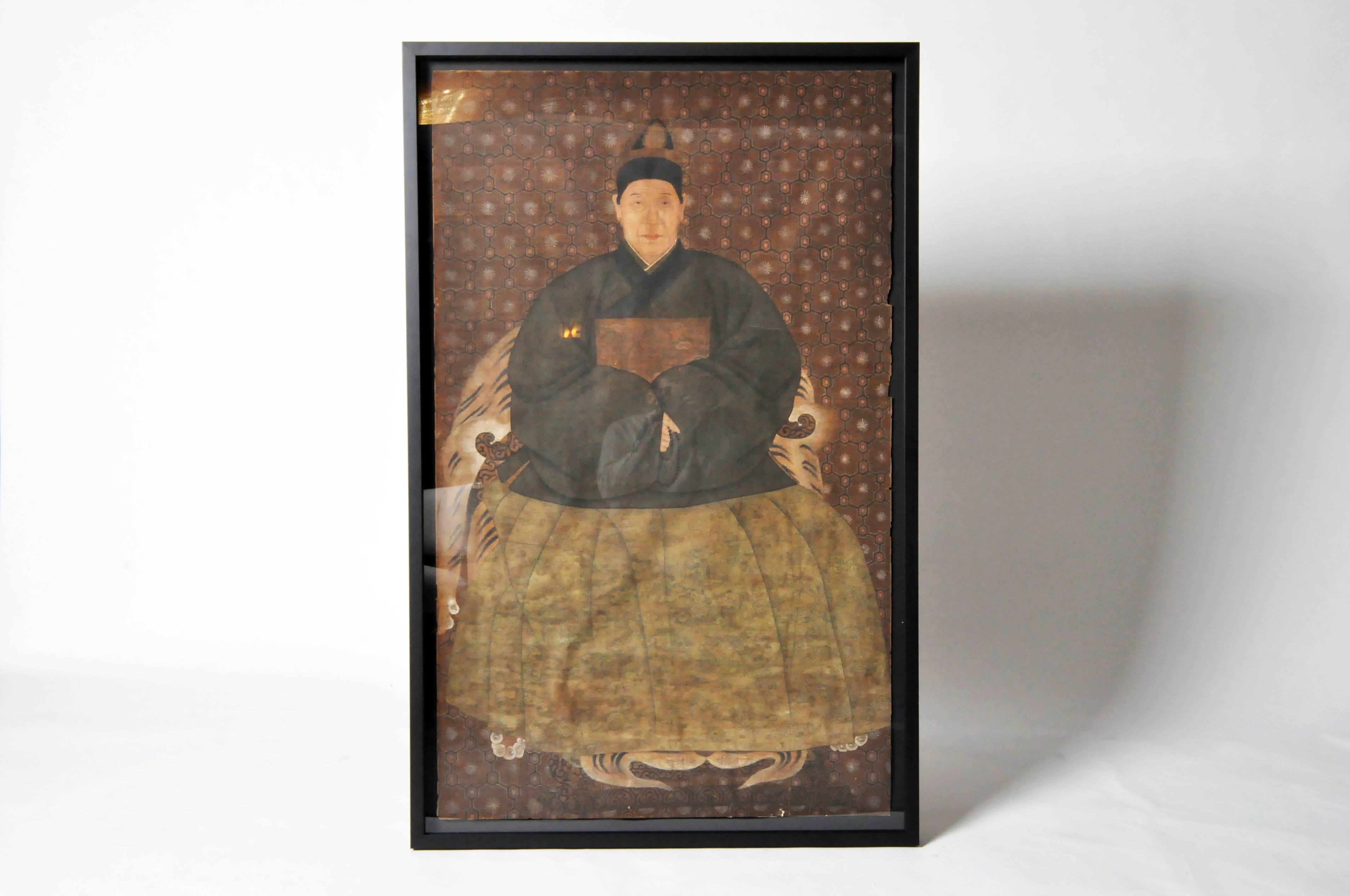 Pair of Chinese Ancestor Portraits 3