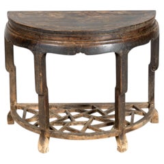 A Demi-Lune Chinese Table