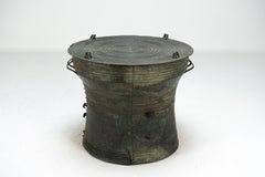 Tambour de pluie en bronze de la tribu Karen