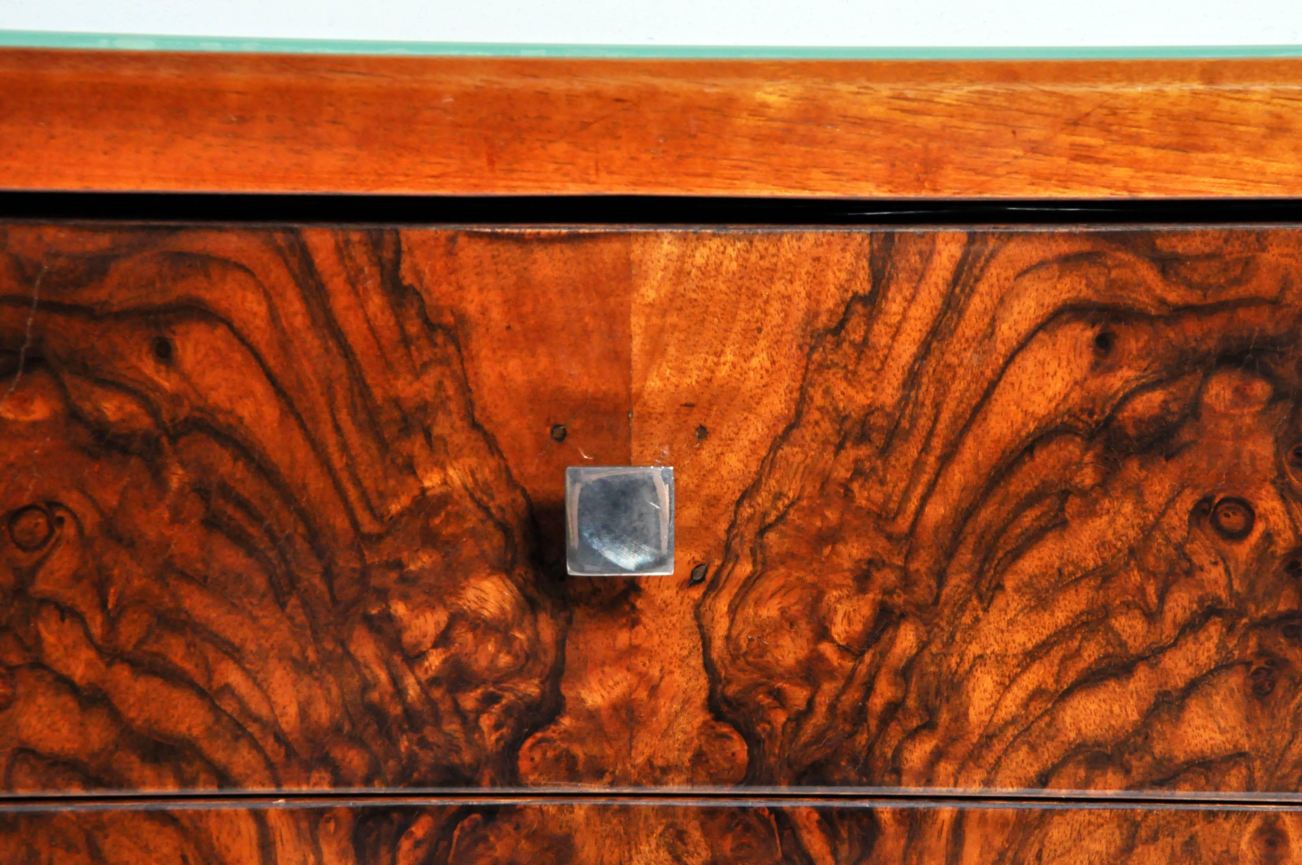 Art Deco Two-Drawer Side Table 3