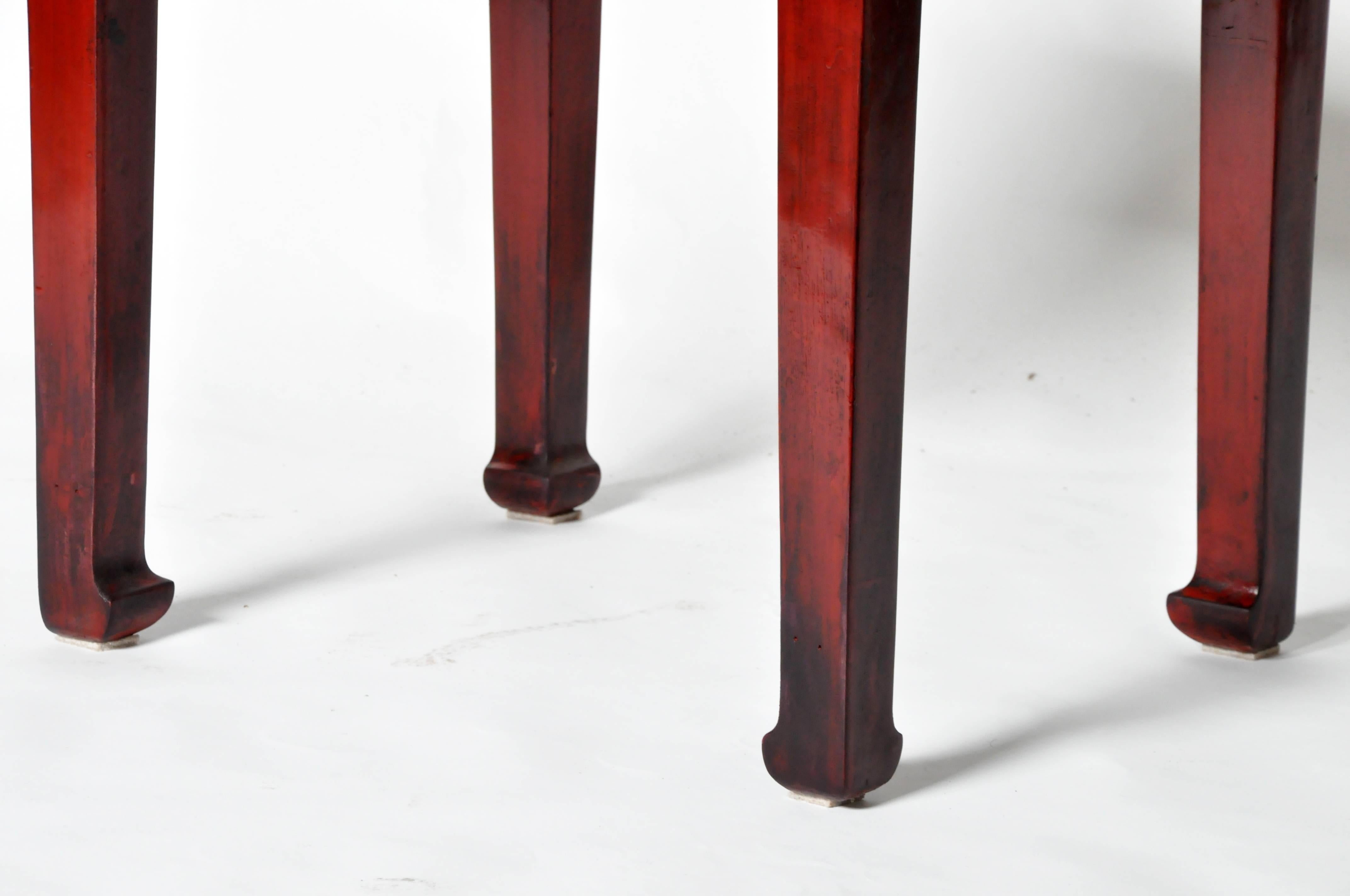 Pair of Chinese Side Tables with Restoration 4