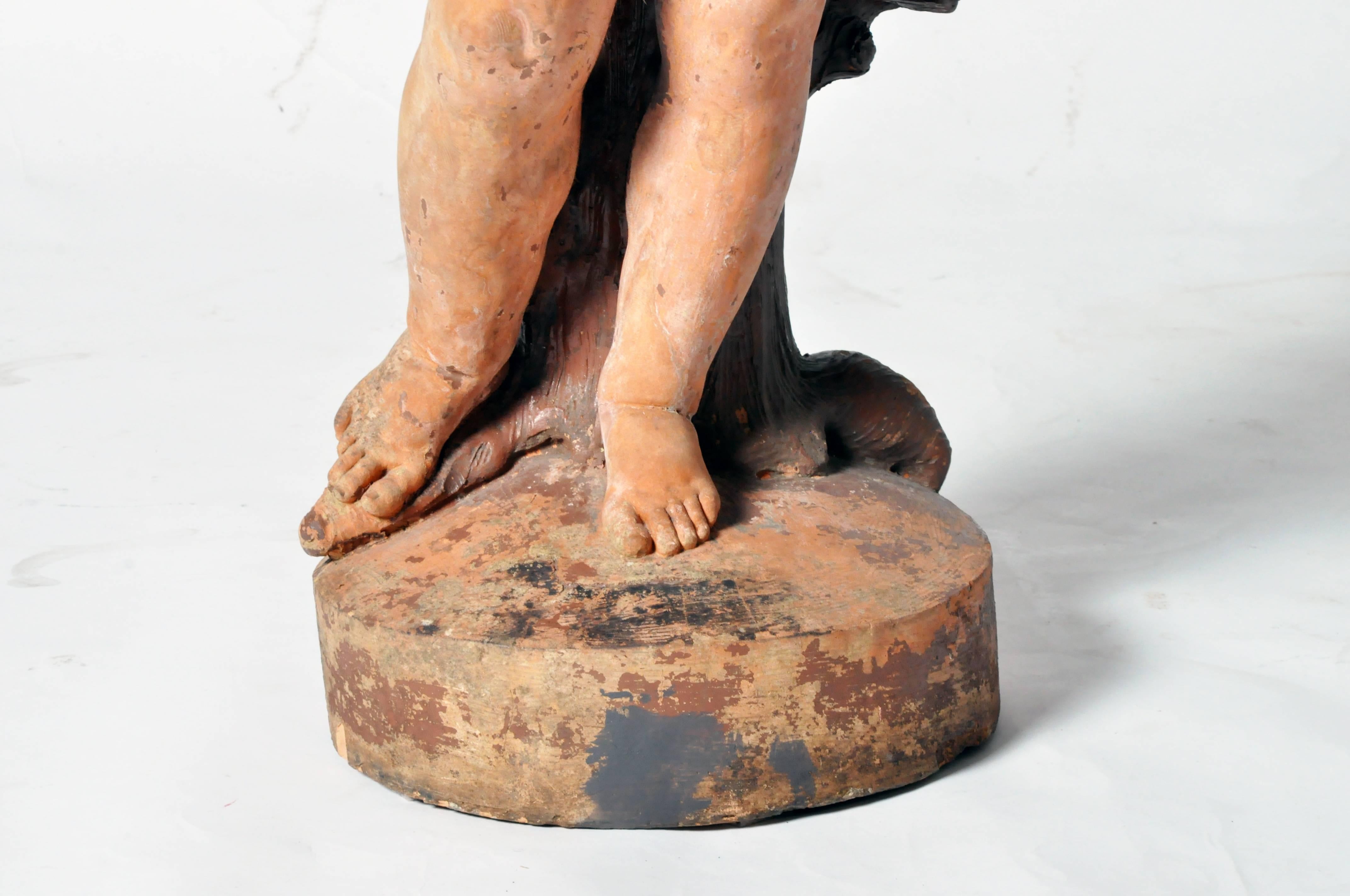 French Terracotta Figure of a Boy 5