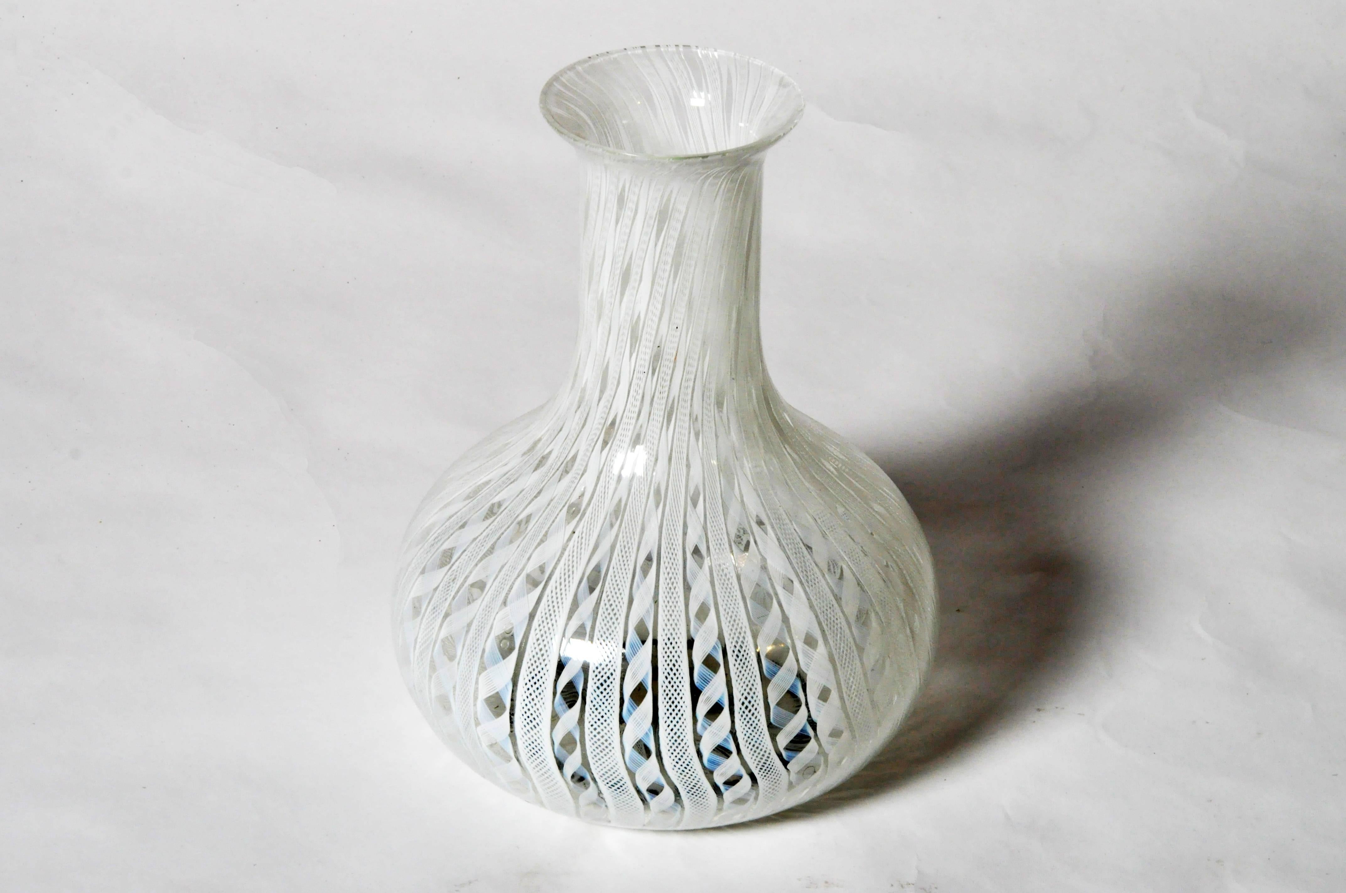 This Fratelli Toso vase is from Italy, circa 1970s.