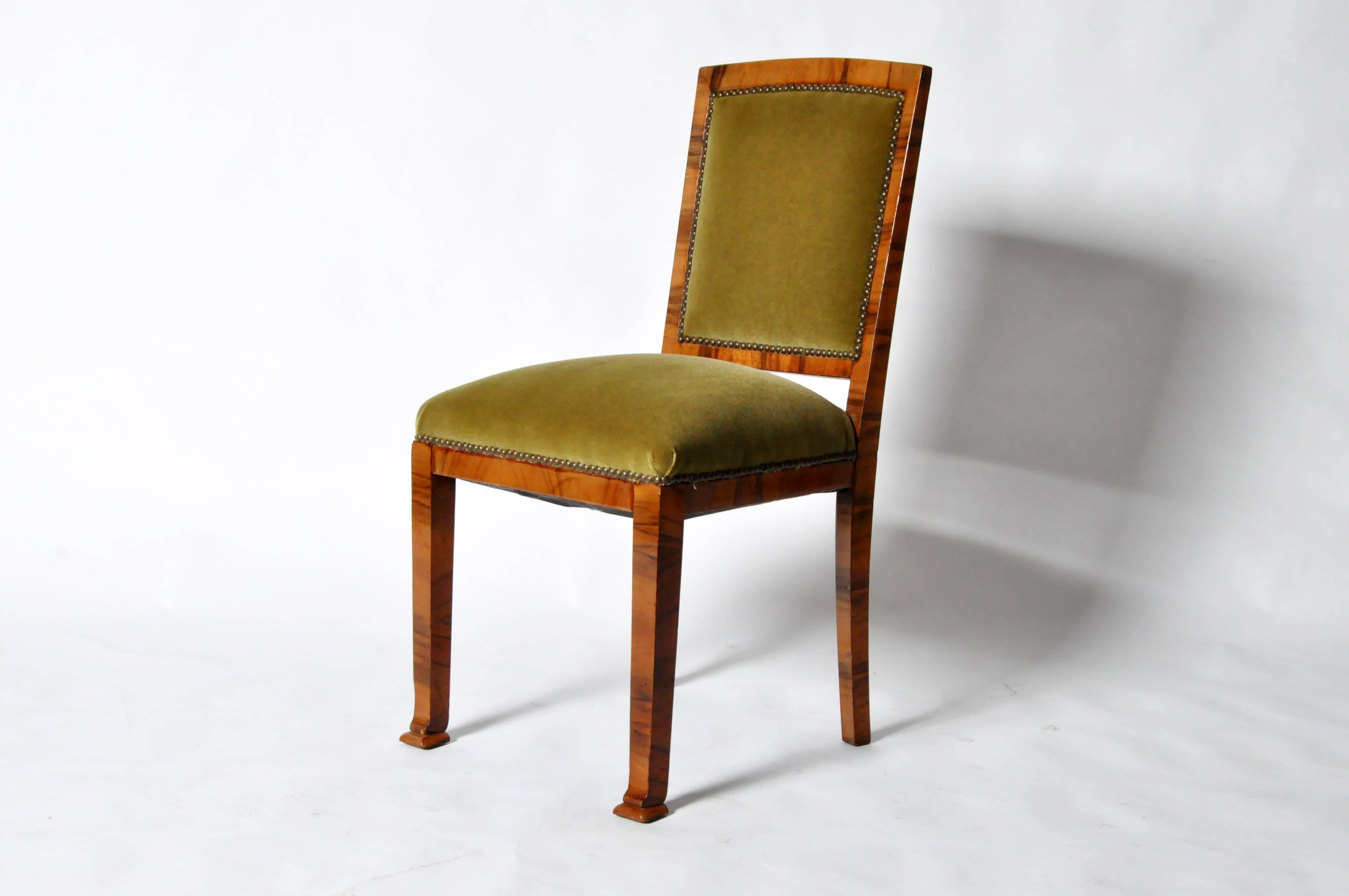 Art Deco Set of Six Hungarian Dining Chairs