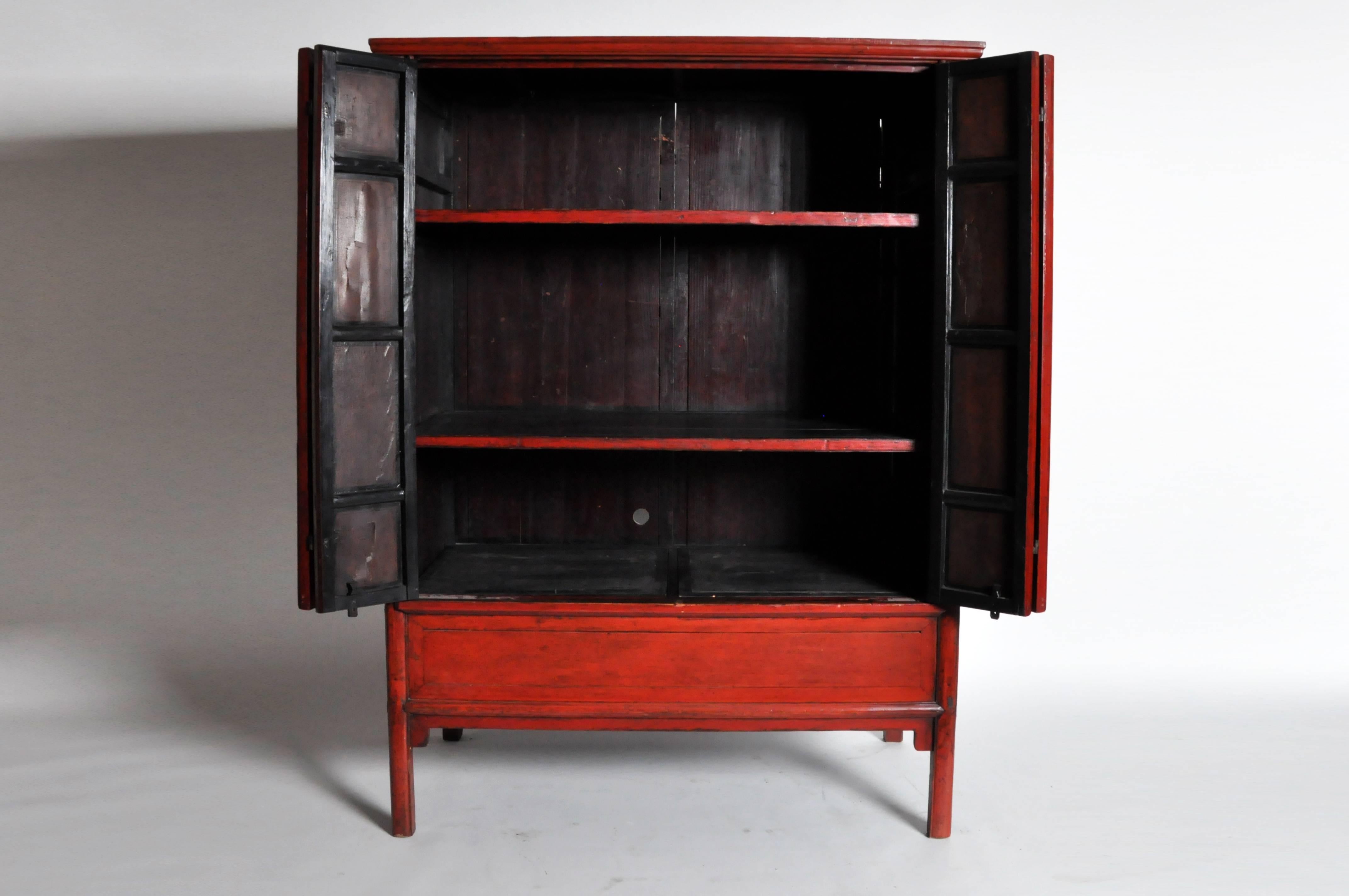 20th Century Chinese Armoire with Compound Doors