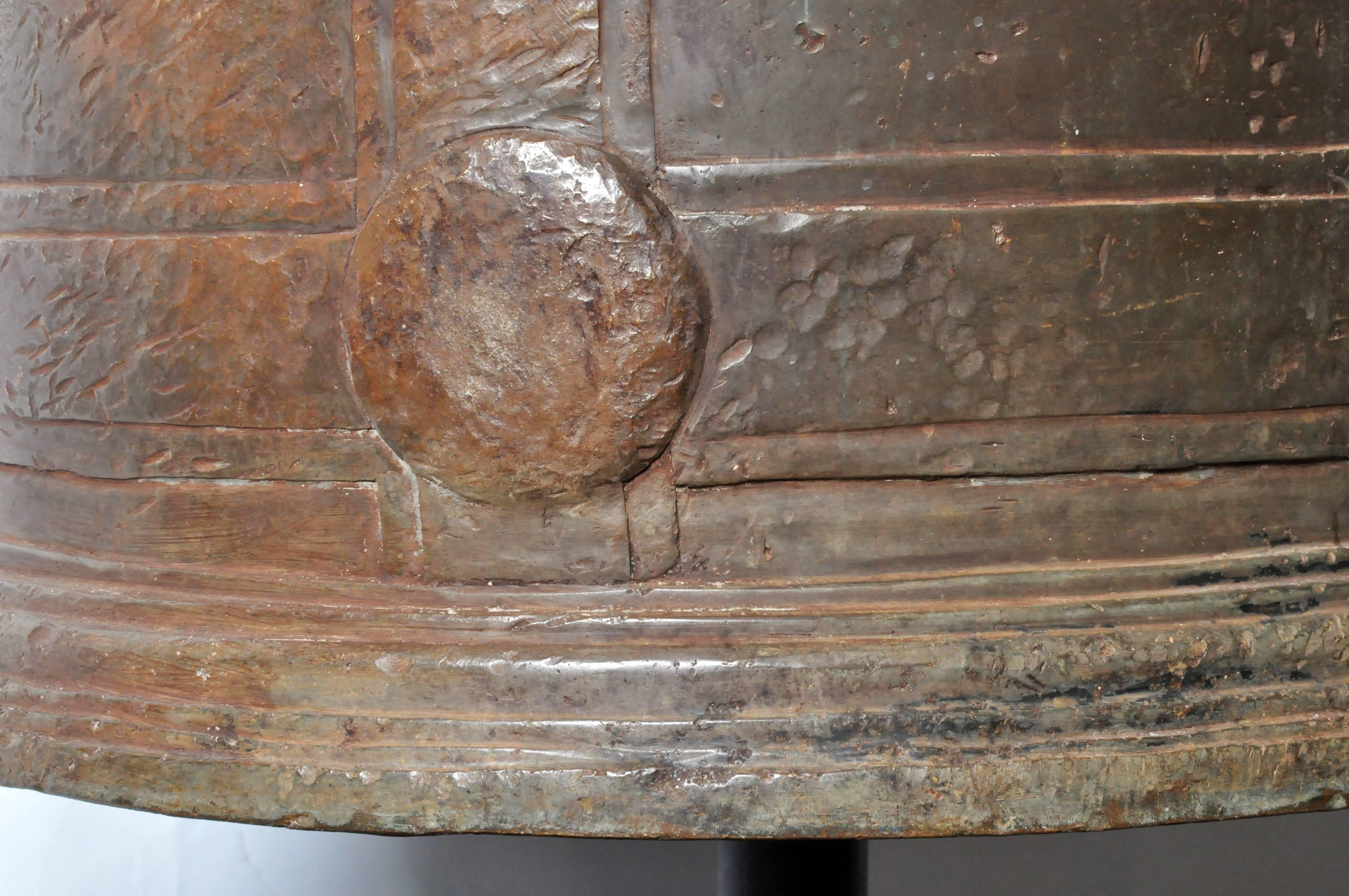 Bronze Thai Temple Bell with Engraving 1