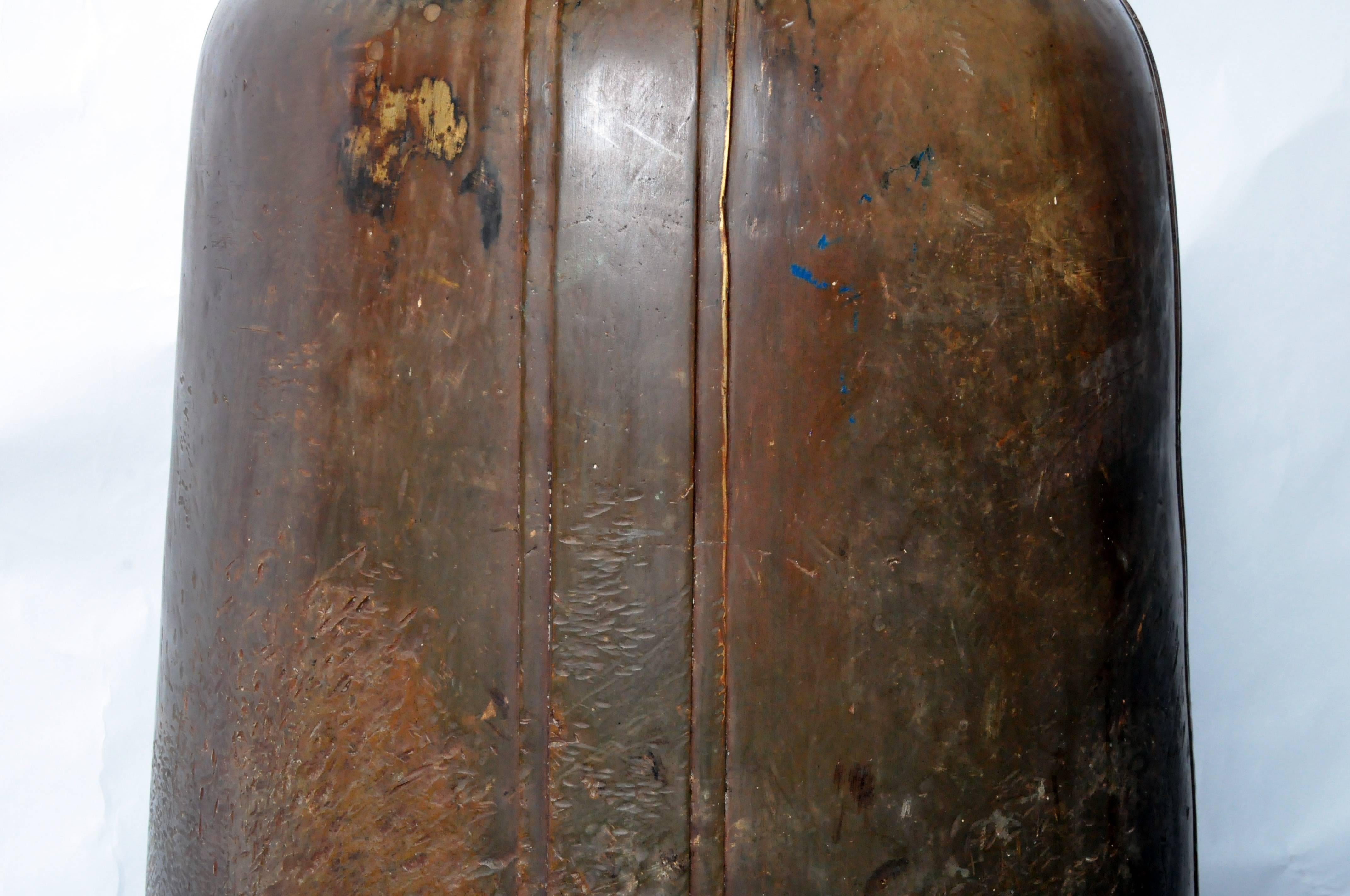 Bronze Thai Temple Bell with Engraving 2