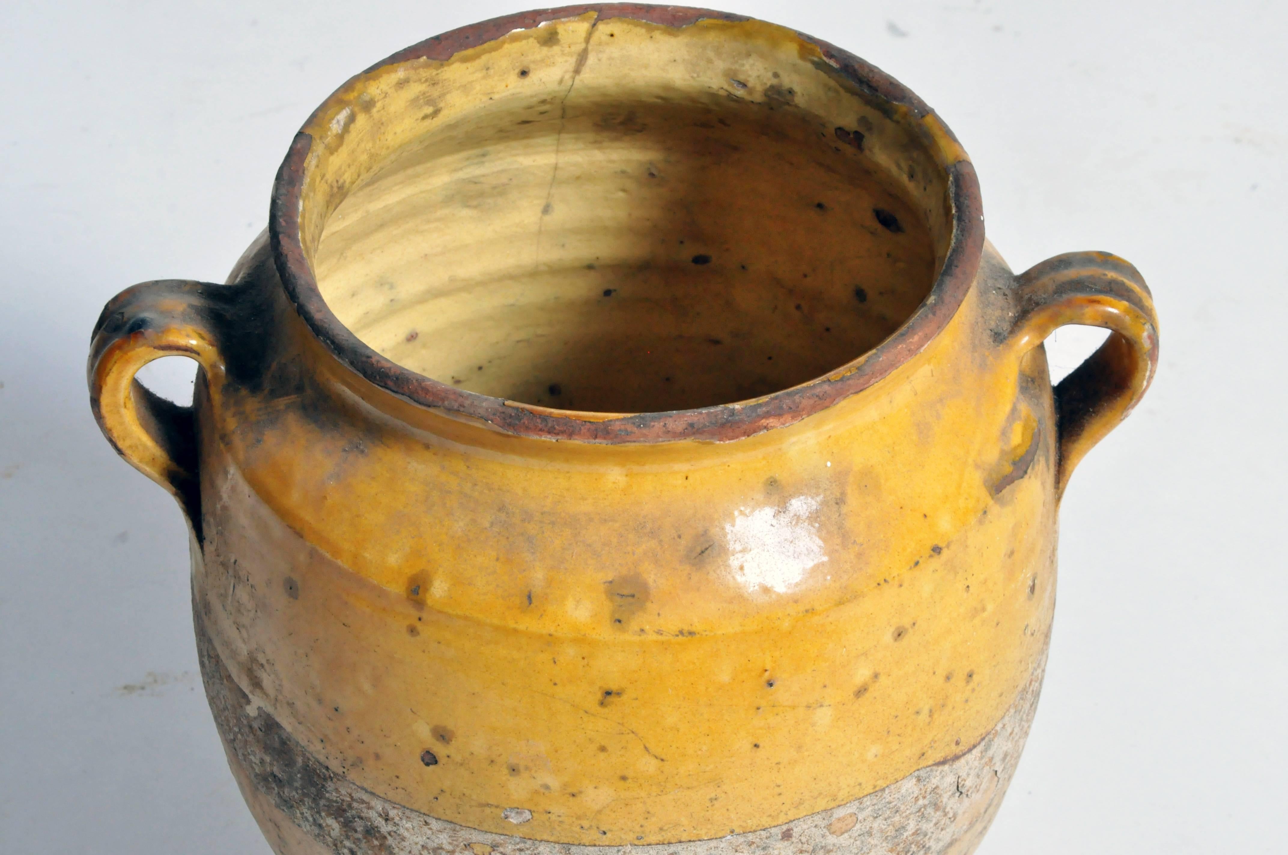 19th Century Ceramic Glazed Confit Jars