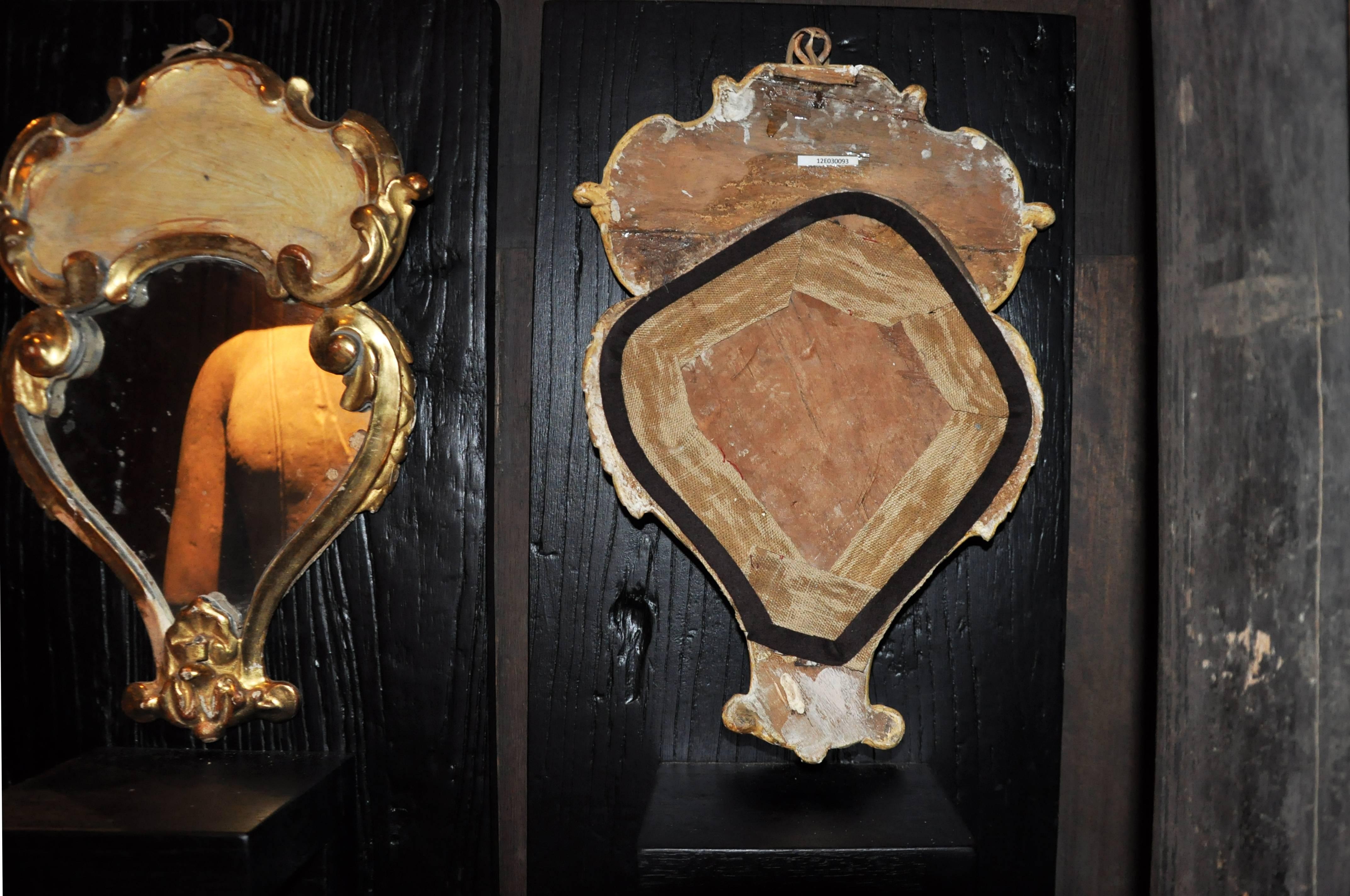 18th Century and Earlier Pair of Venetian Girandole Mirrors