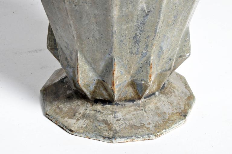 Cast Iron Planters with Enamel Paint at 1stDibs