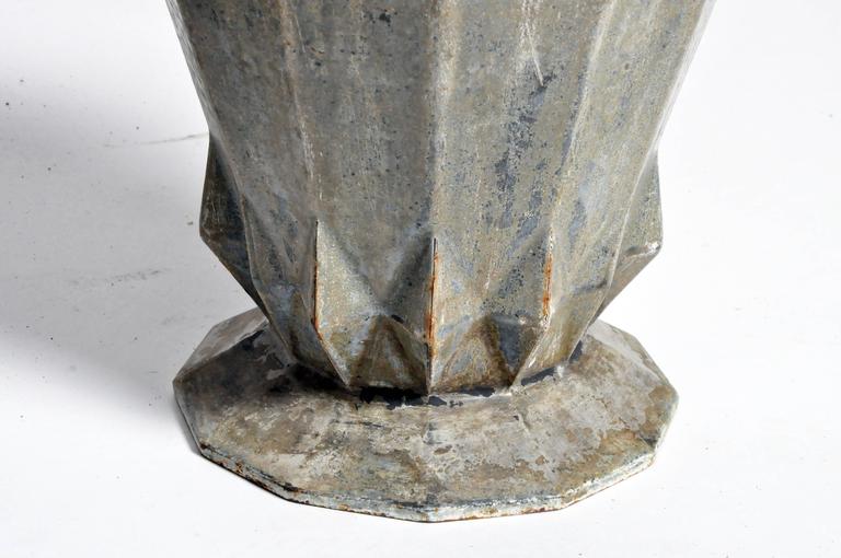 Cast Iron Planters with Enamel Paint at 1stDibs