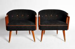 Pair of Round Back Chairs