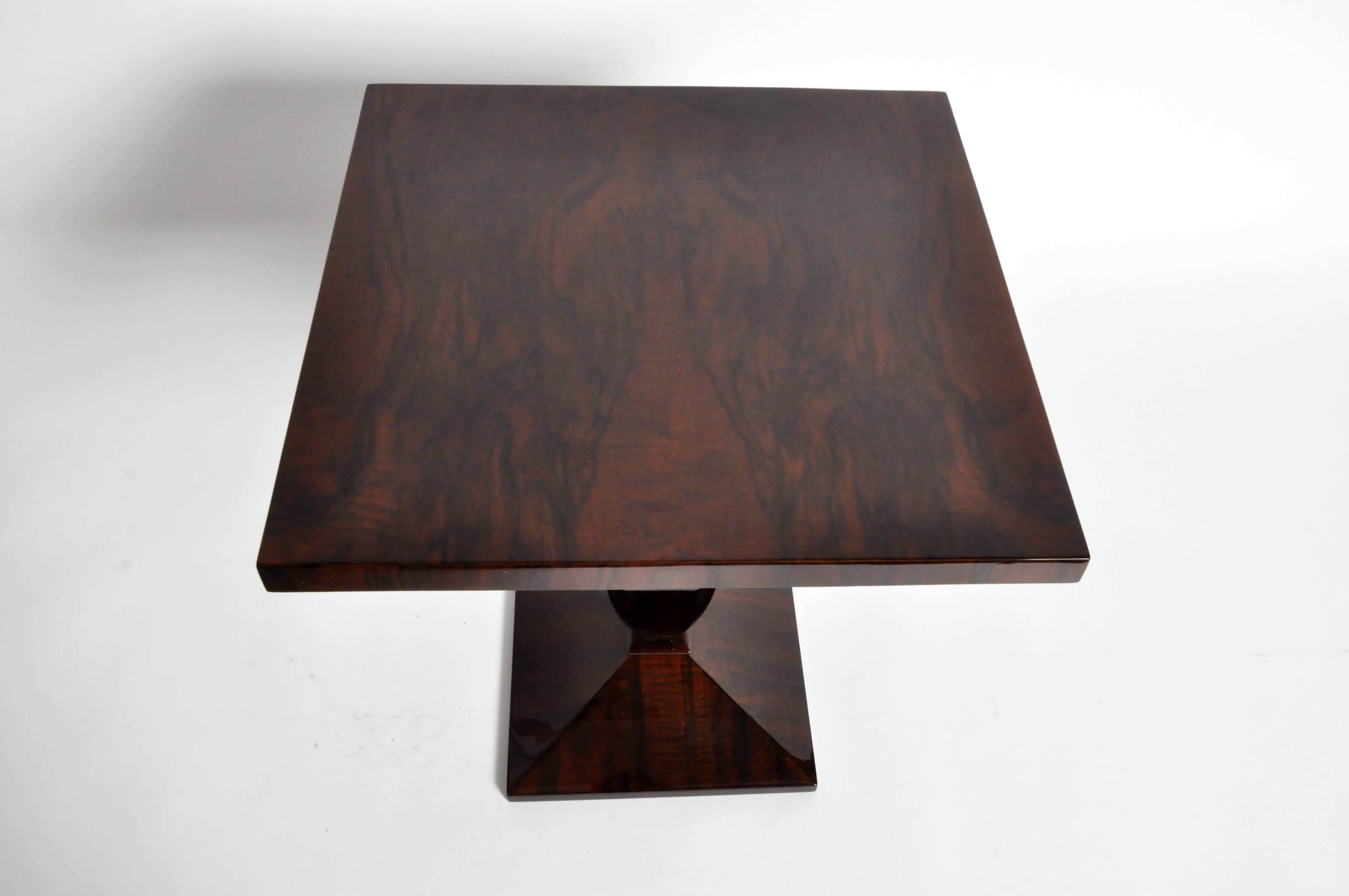 Hungarian Art Deco Style Square Side Tables