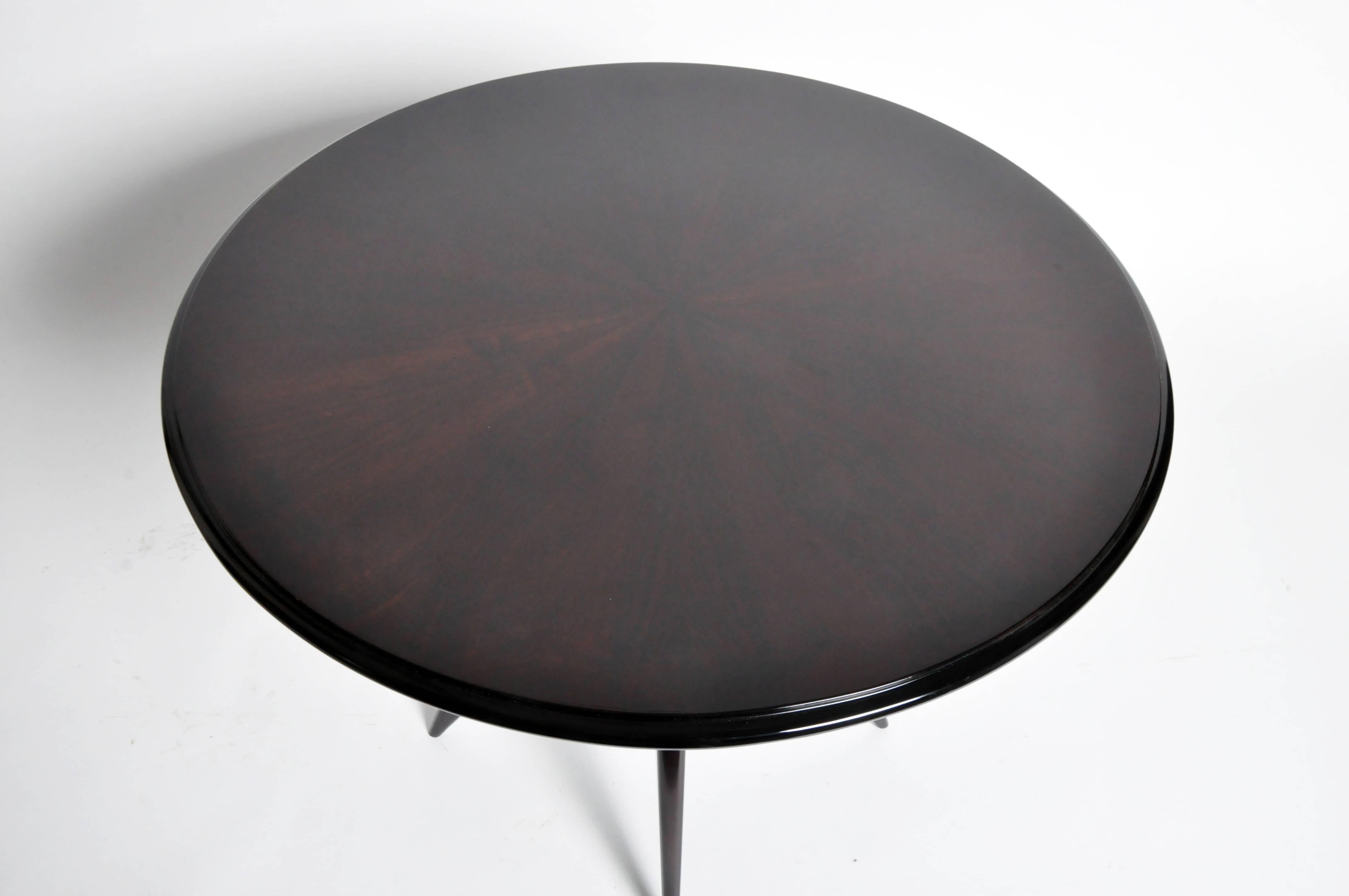 20th Century Mid-Century French Table with New Veneer Top