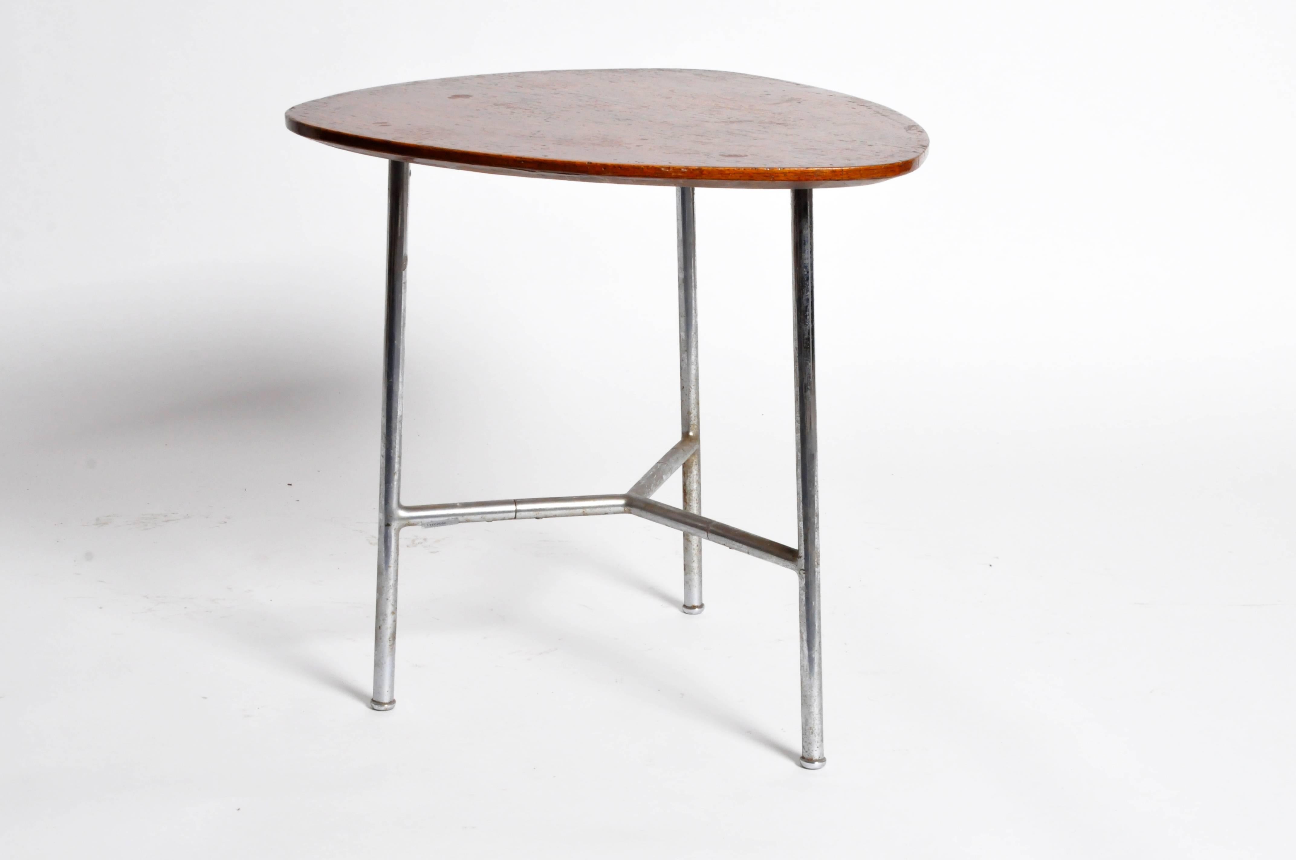 Mid-20th Century Hungarian Tables with Metal Legs
