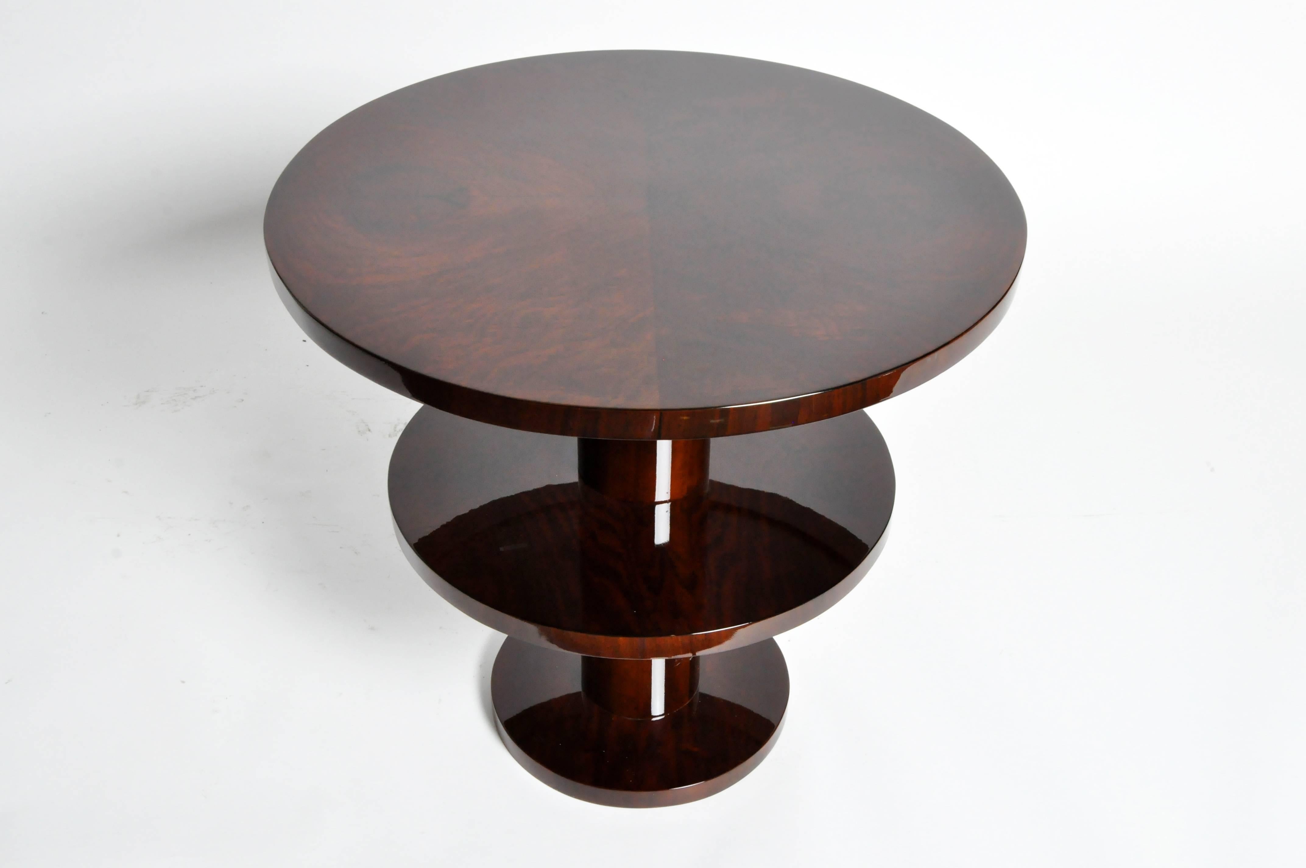 Hungarian Art Deco Style Round Table