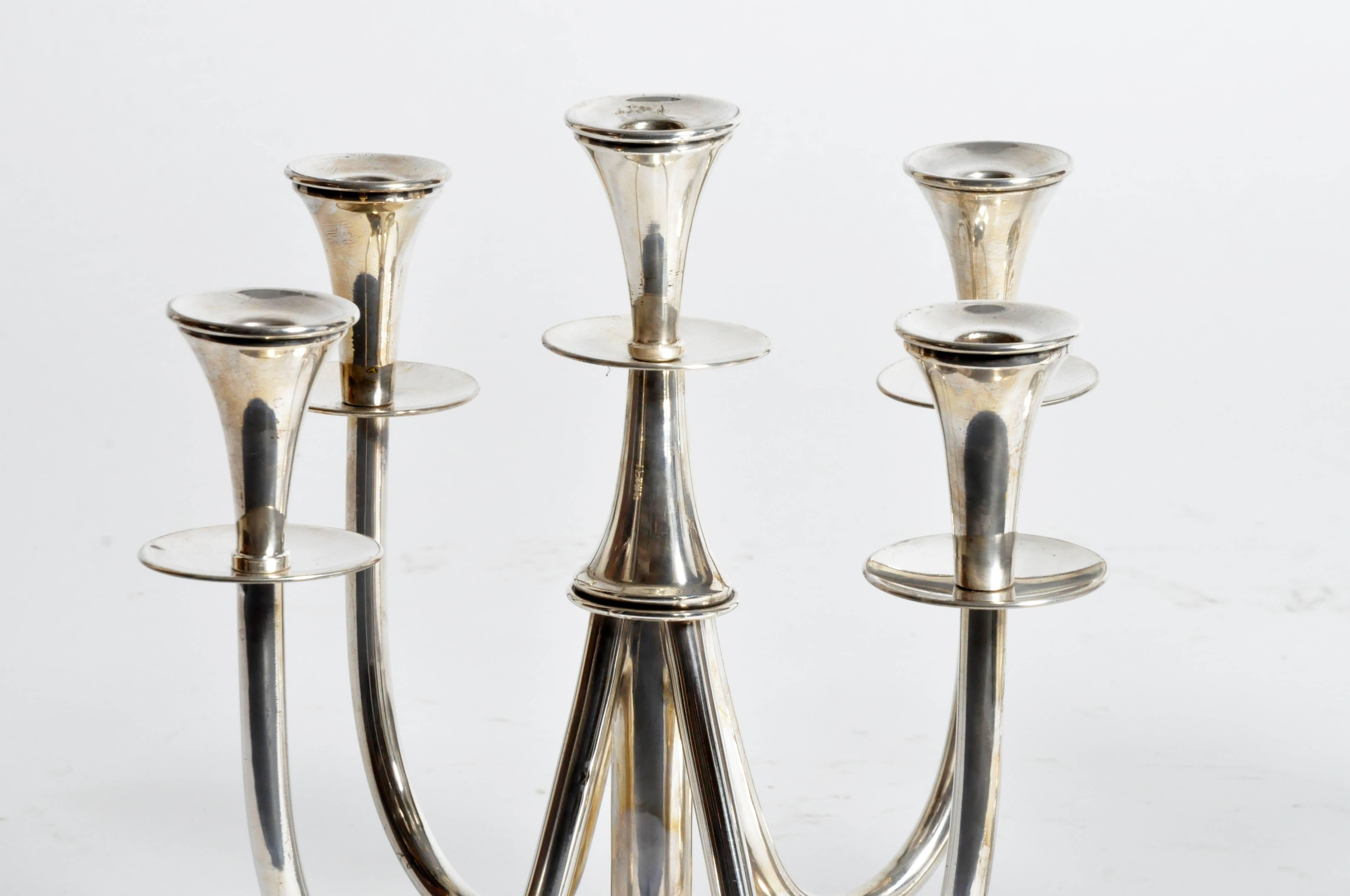 20th Century Pair of Hungarian Candle Holders