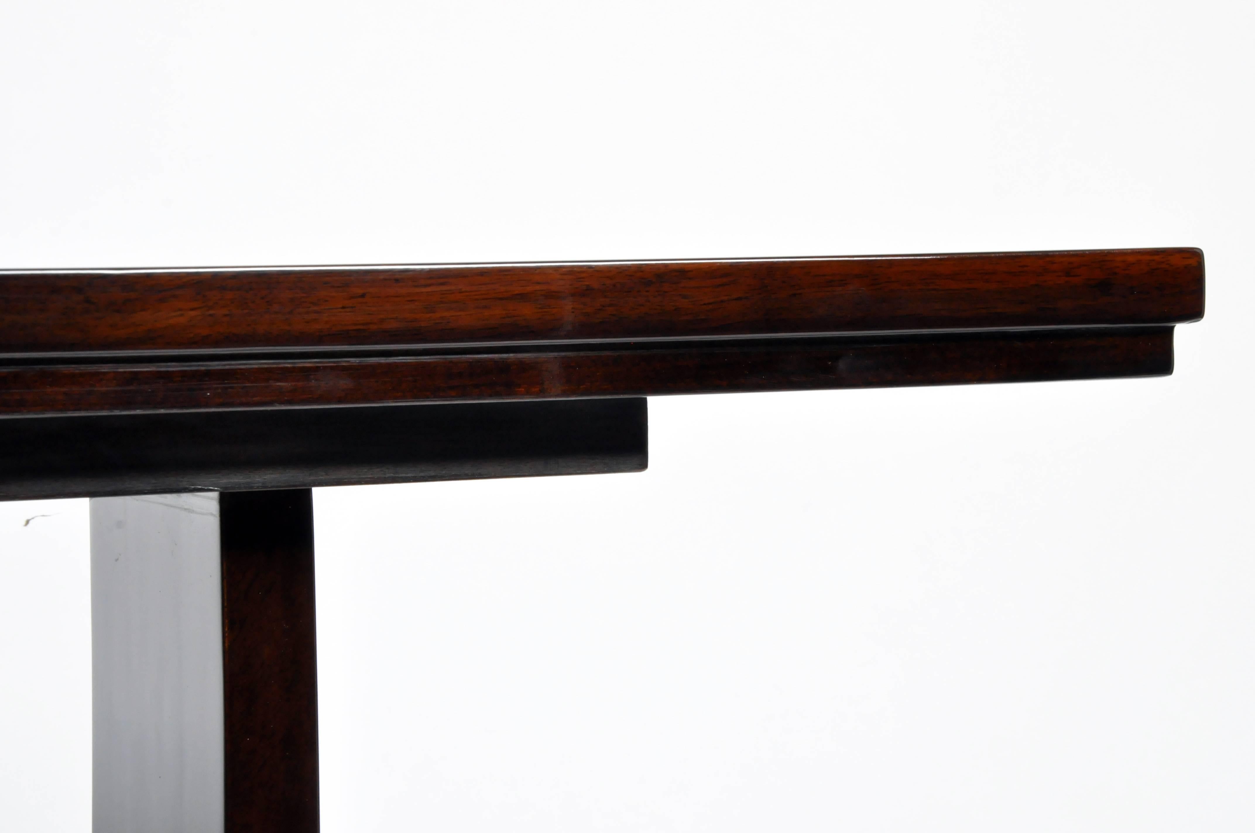 Walnut Mid-Century Style Console