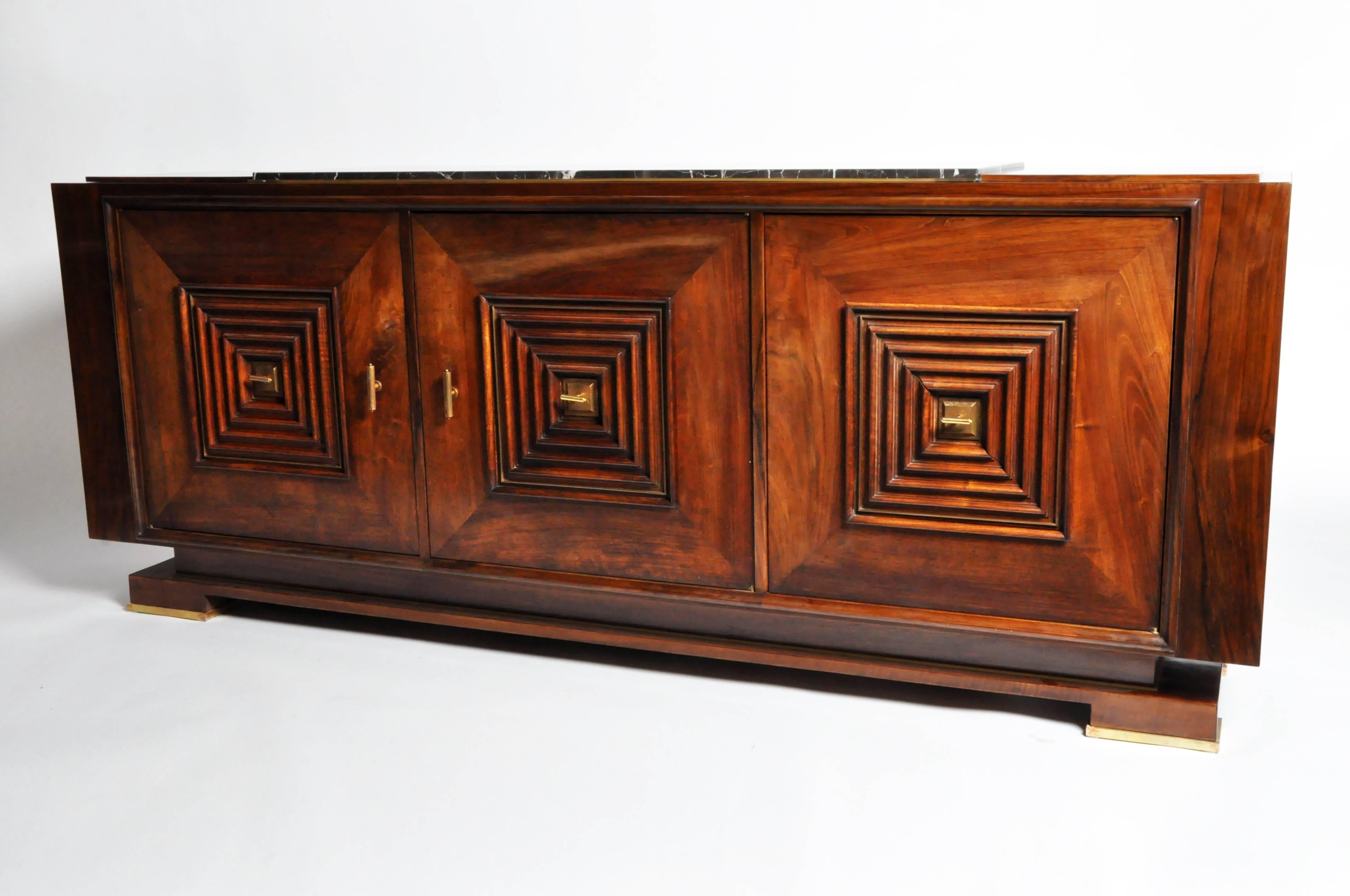 Art Deco Wooden Console