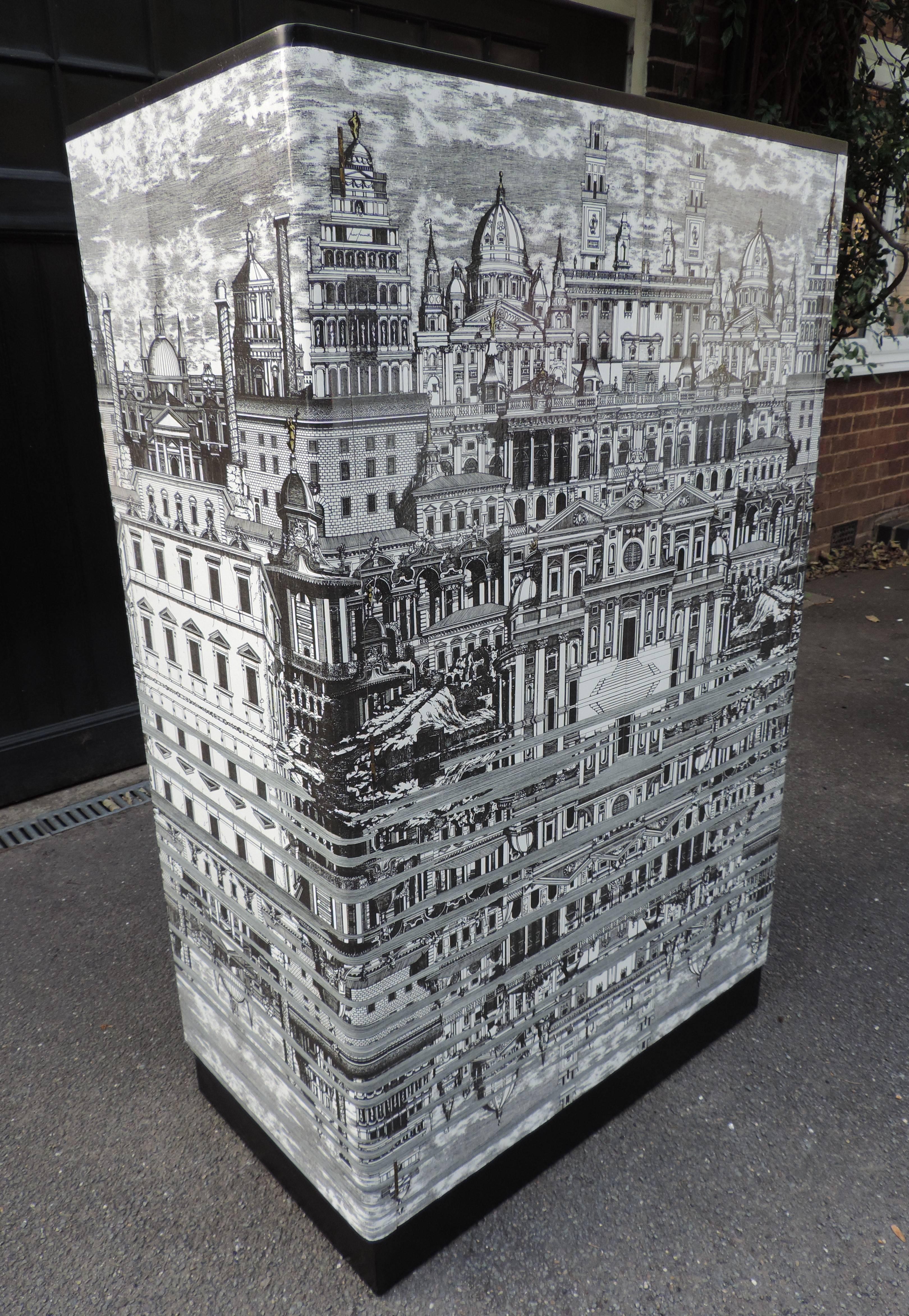 Italian Wardrobe Cabinet Style of Fornasetti 5