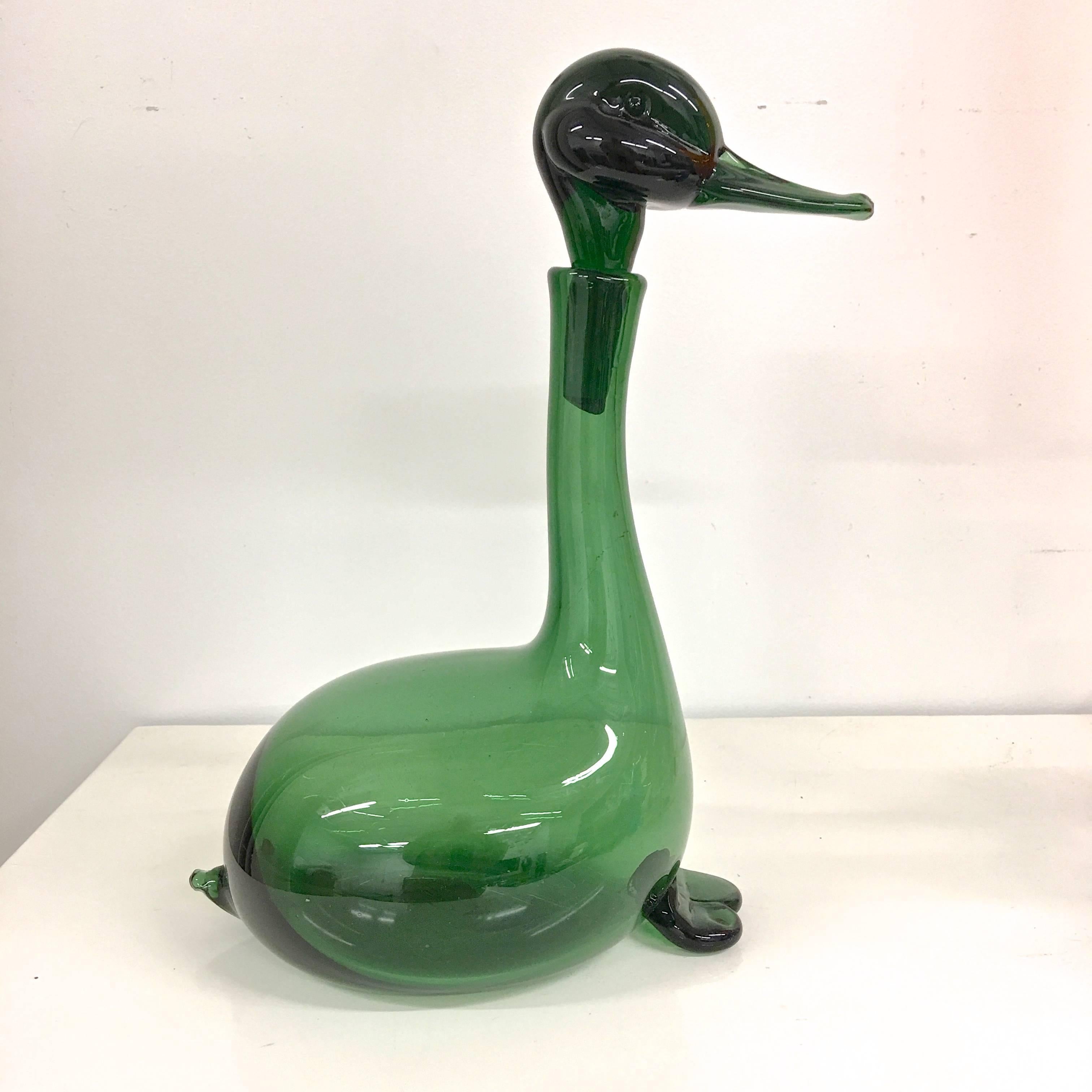 vintage duck decanter